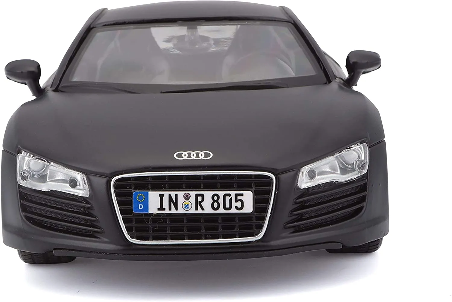 Maisto 31281M - Modellauto - Audi R8 (schwarz, Maßstab 1:24)