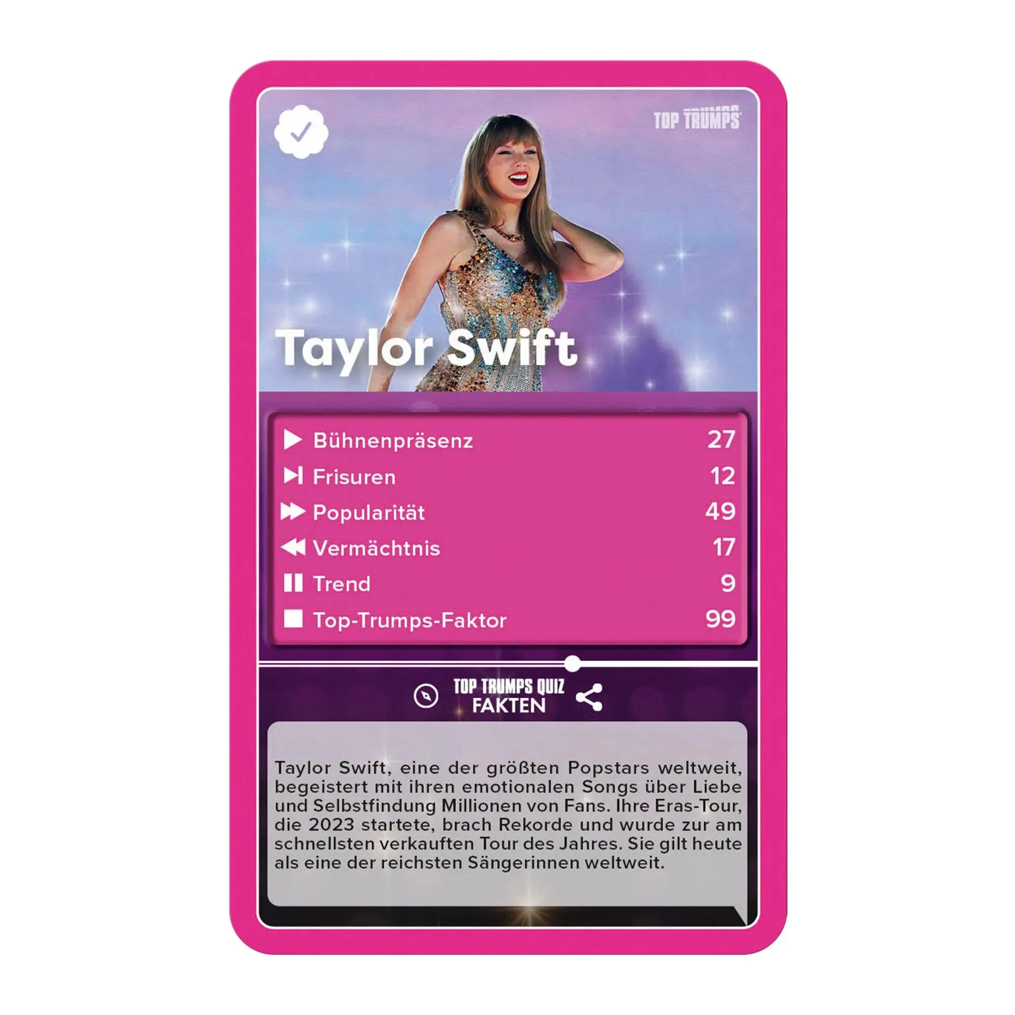 Top Trumps - Popstars