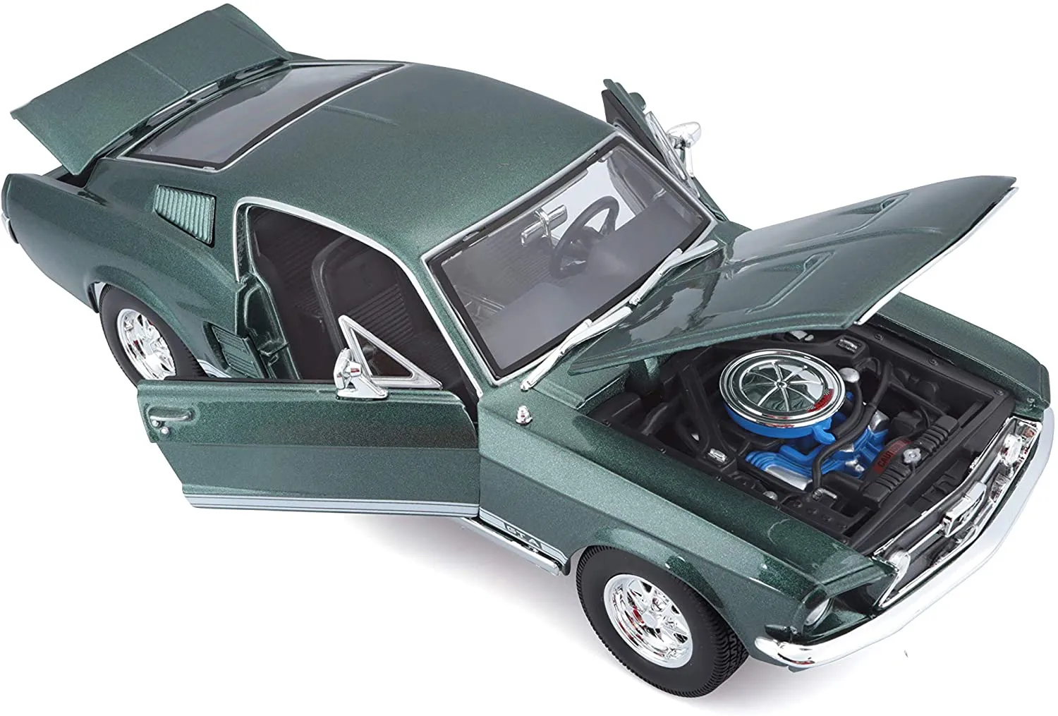 Maisto 31166 - Modellauto - Ford Mustang GTA Fastback '67 (grün, Maßstab 1:18)