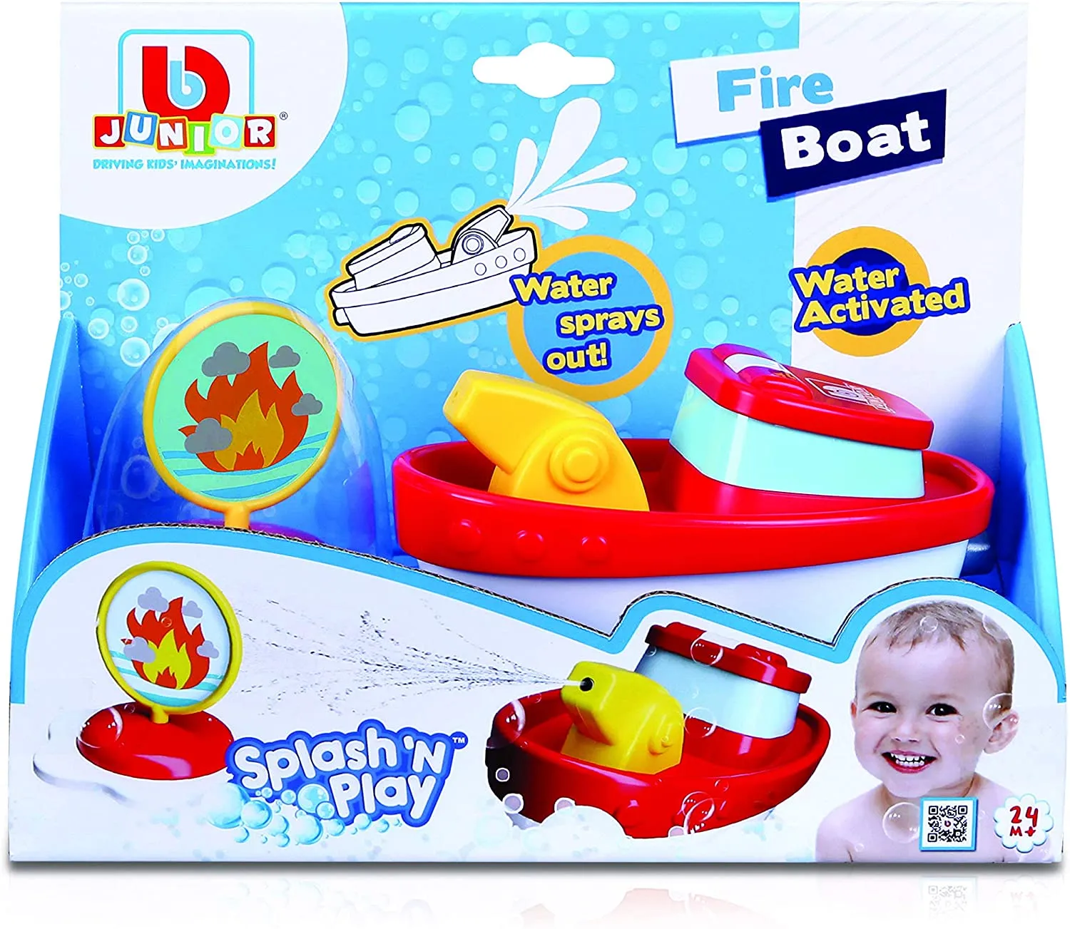 BB Junior - Spielzeugboot - Splash 'n Play Fire Boat