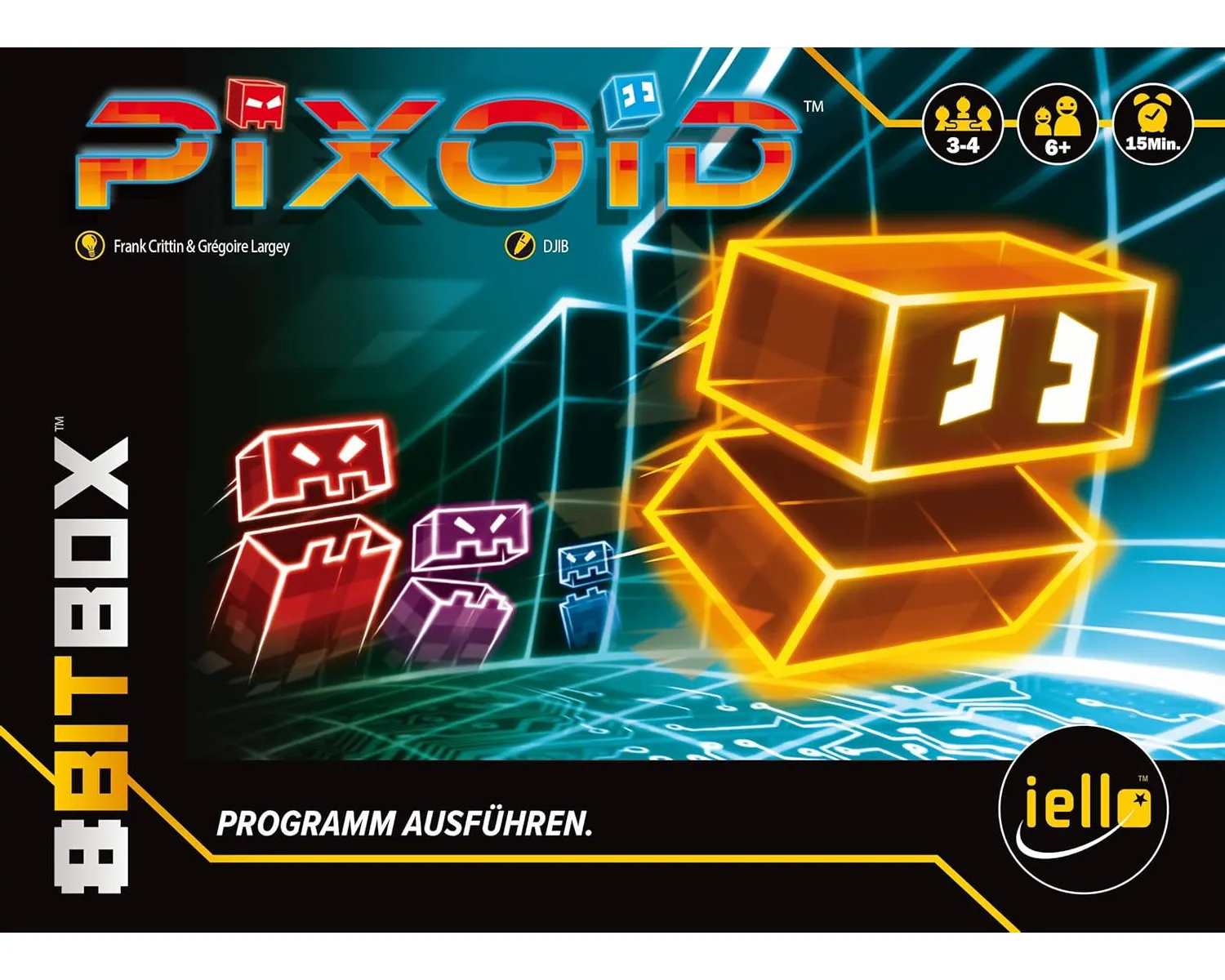 IELLO 515453 - Spielesammlung - 8 Bit Spiel Box