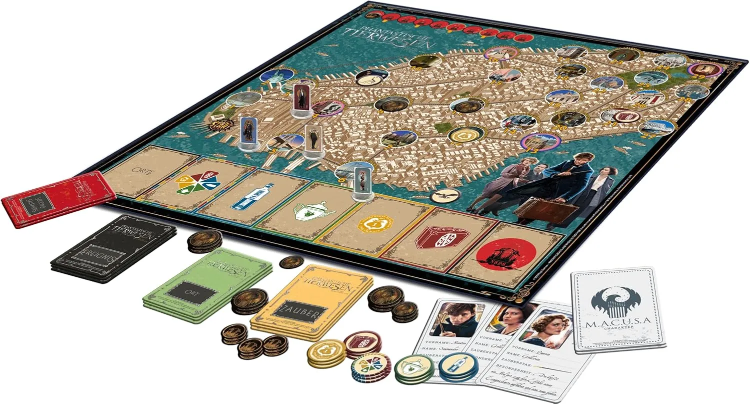 Asmodee TOPD0001 - Topi Games - Familienspiel, Phantastische Tierwesen und wo Sie zu finden sind