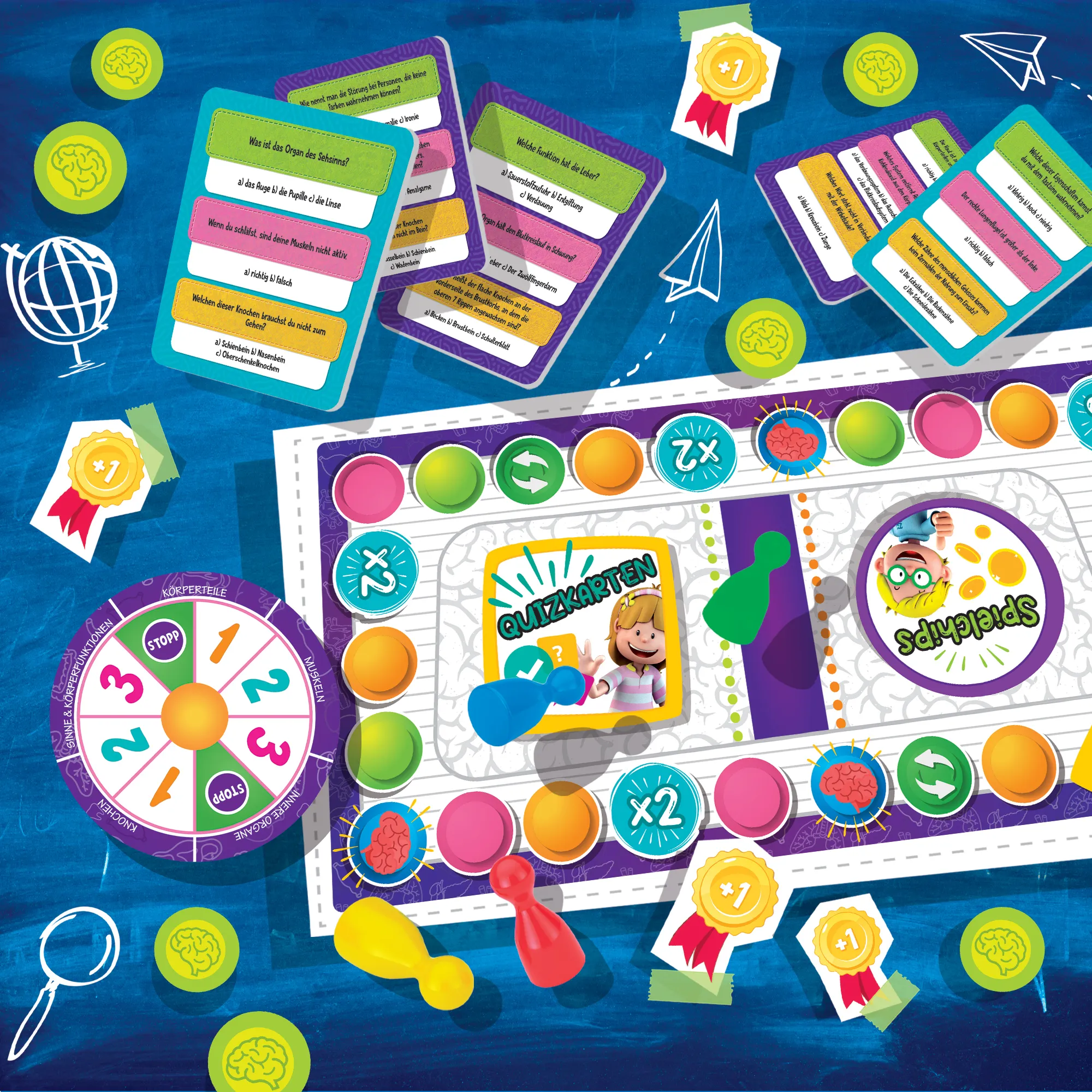 Lisciani DE48915 - Das Menschlicher-Körper-Quiz