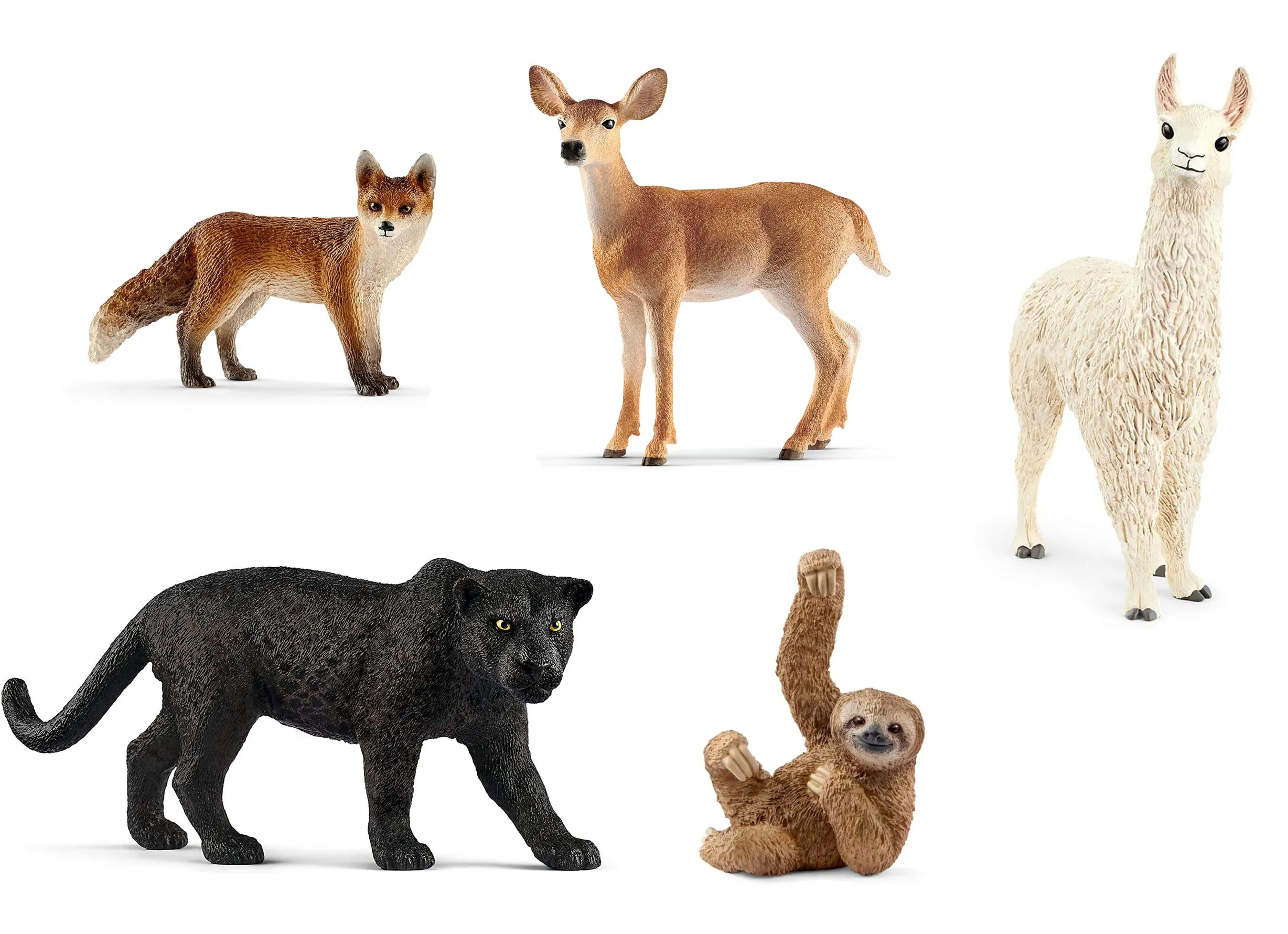 Schleich - Tierfiguren - wilde Tiere der Welt 14-teilig