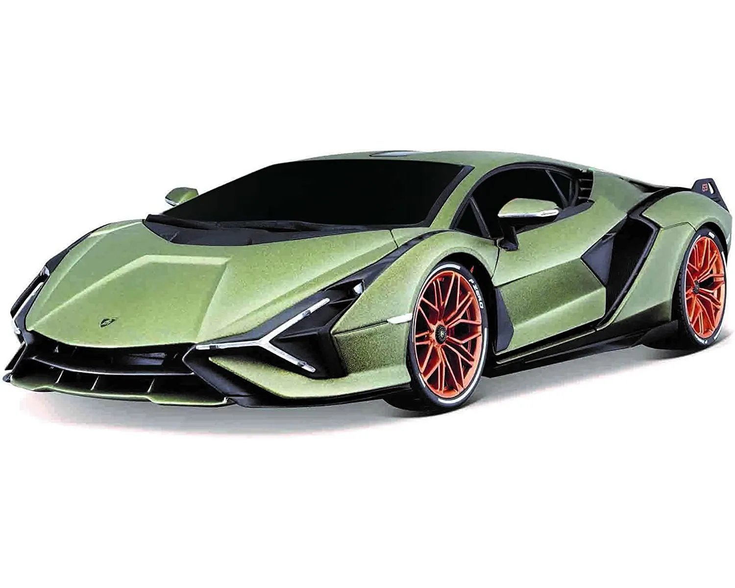 Maisto Tech 82338 - Ferngesteuertes Auto -  Lamborghini Sian FKP 37 (grün, Maßstab 1:24)