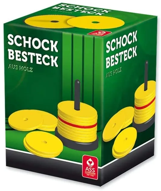 ASS Altenburger - Schockbesteck-Set mit 4 Würfelbechern inkl. 24 Würfeln