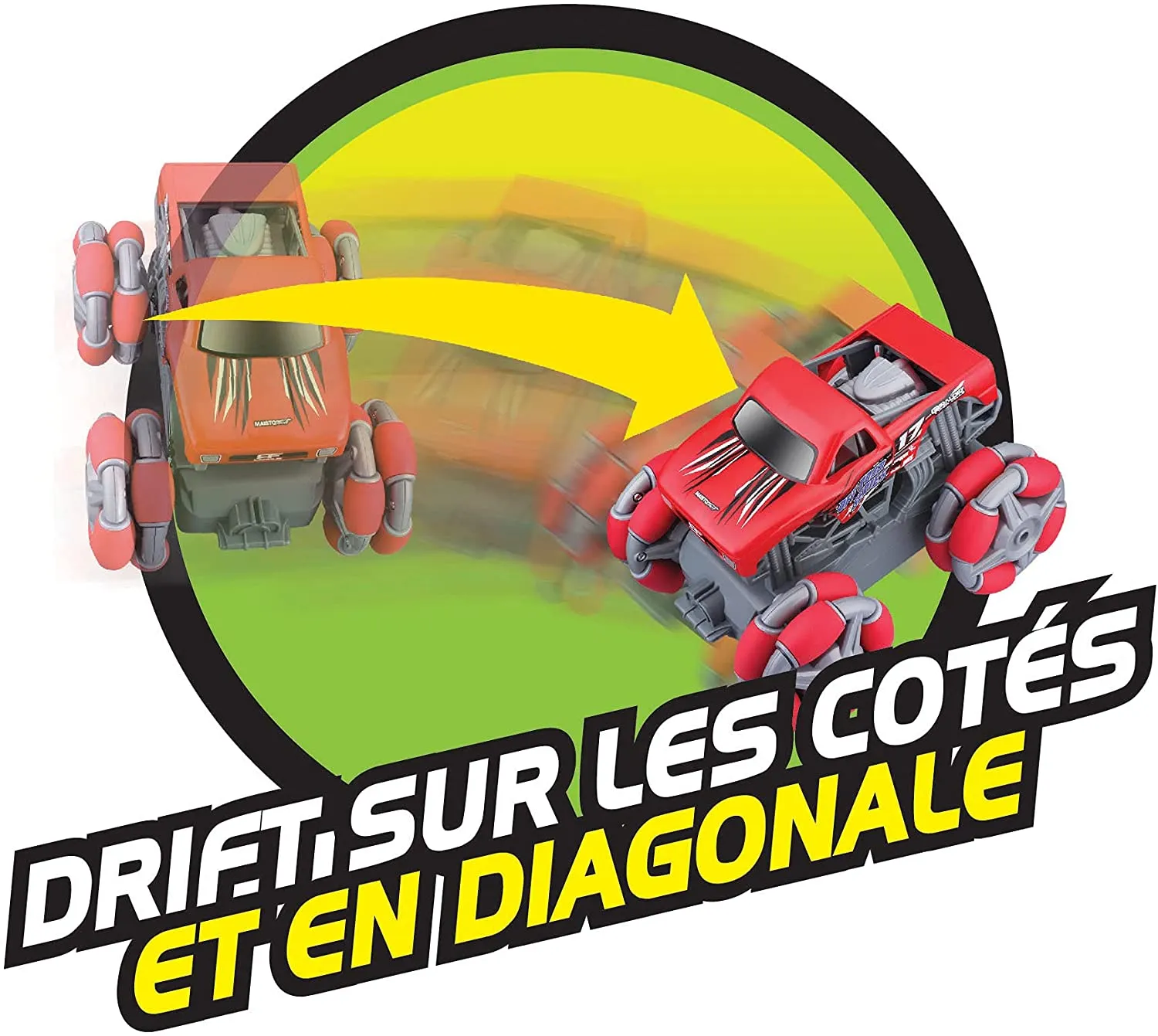 Maisto Tech 82521 - Ferngesteuertes Auto - Cyklone Monster (rot, 19cm)