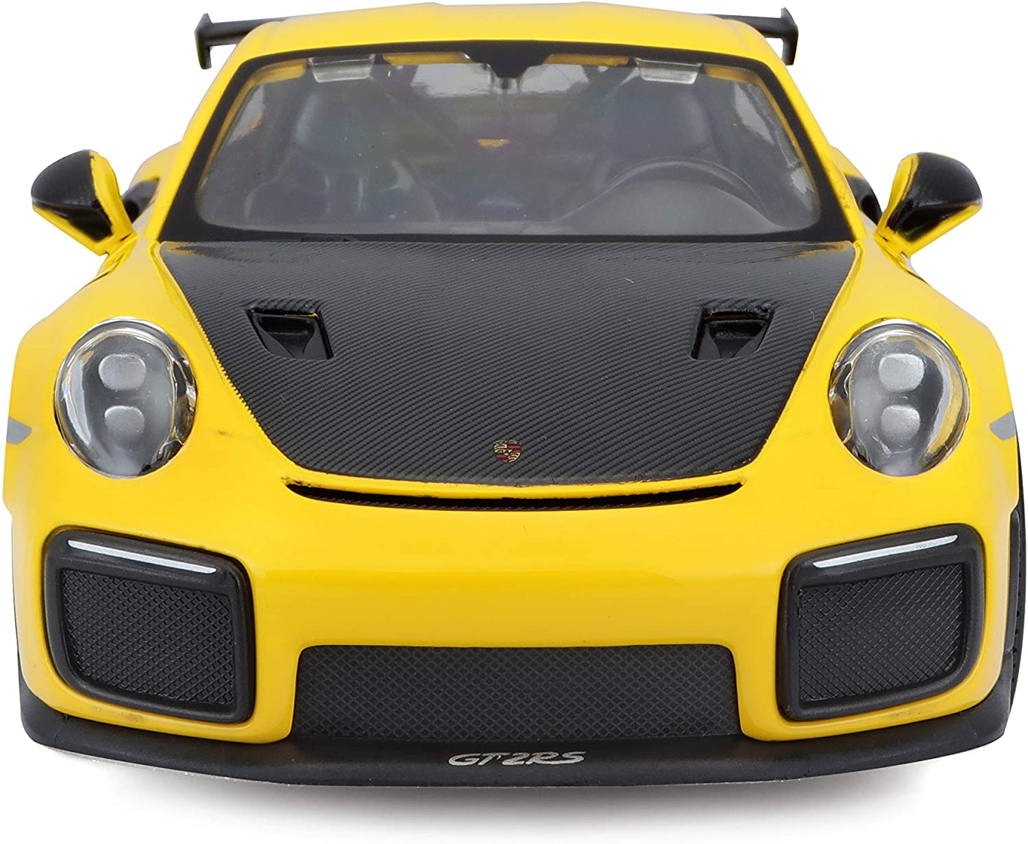 Maisto 31523 - Modellauto - Porsche 911 GT2 RS (gelb-schwarz, Maßstab 1:24)