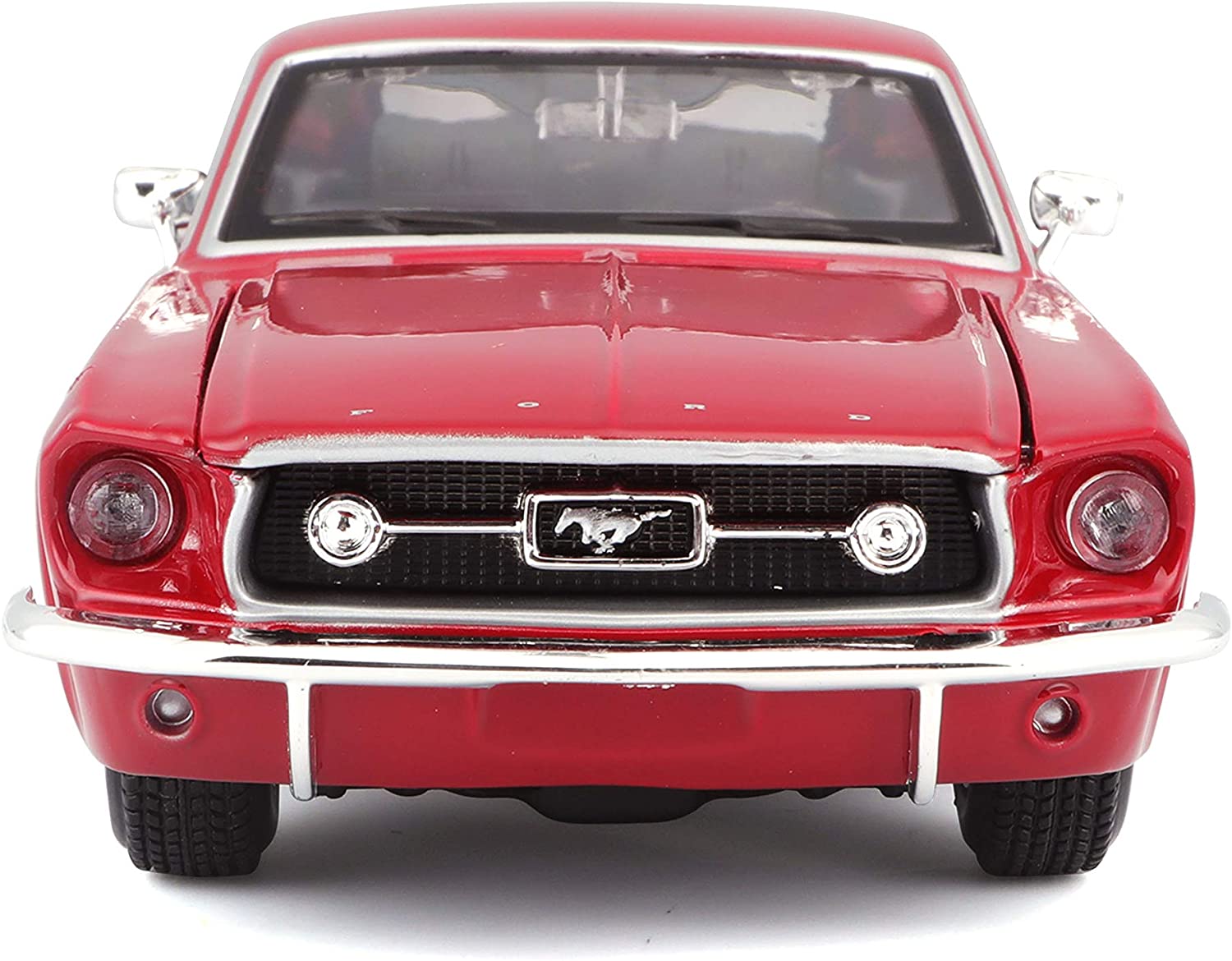 Maisto 31260 - Modellauto - Ford Mustang GT '67 (rot, Maßstab 1:24)