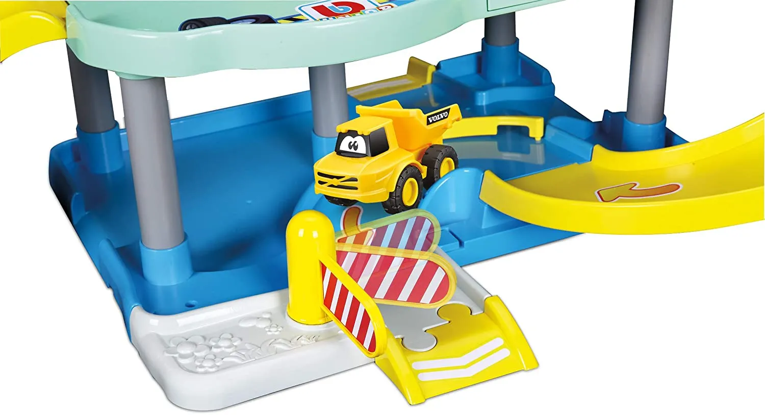 BB Junior - Parkhaus Spielset - My 1st Tune Up Garage inkl. VW New Beetle Spielzeugauto (B-Ware / Verpackung beschädigt)