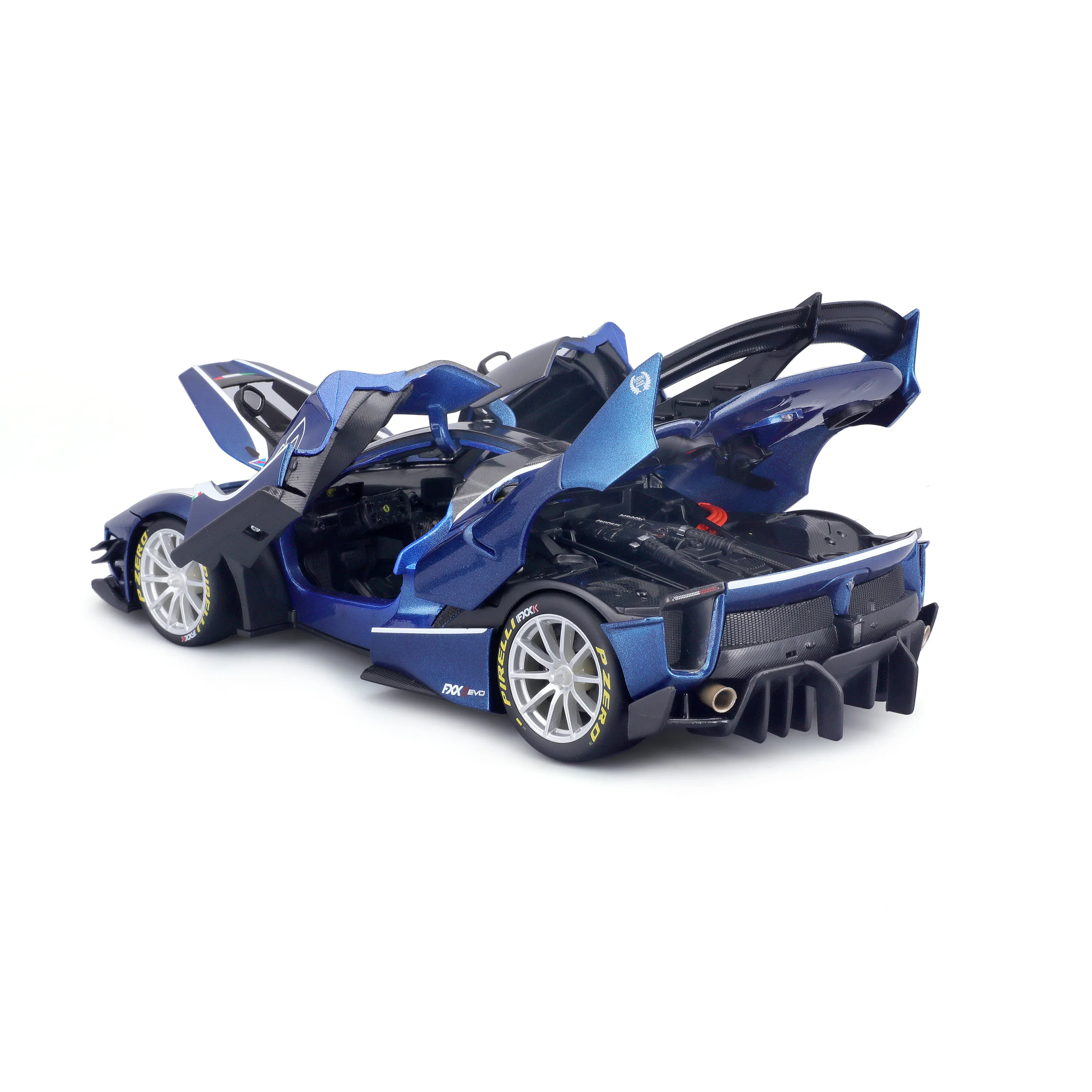 Bburago 18-16012 - Modellauto - Ferrari FXX-K Evo '17 Peter Mann #27 Tour de France (blau, Maßstab 1:18)