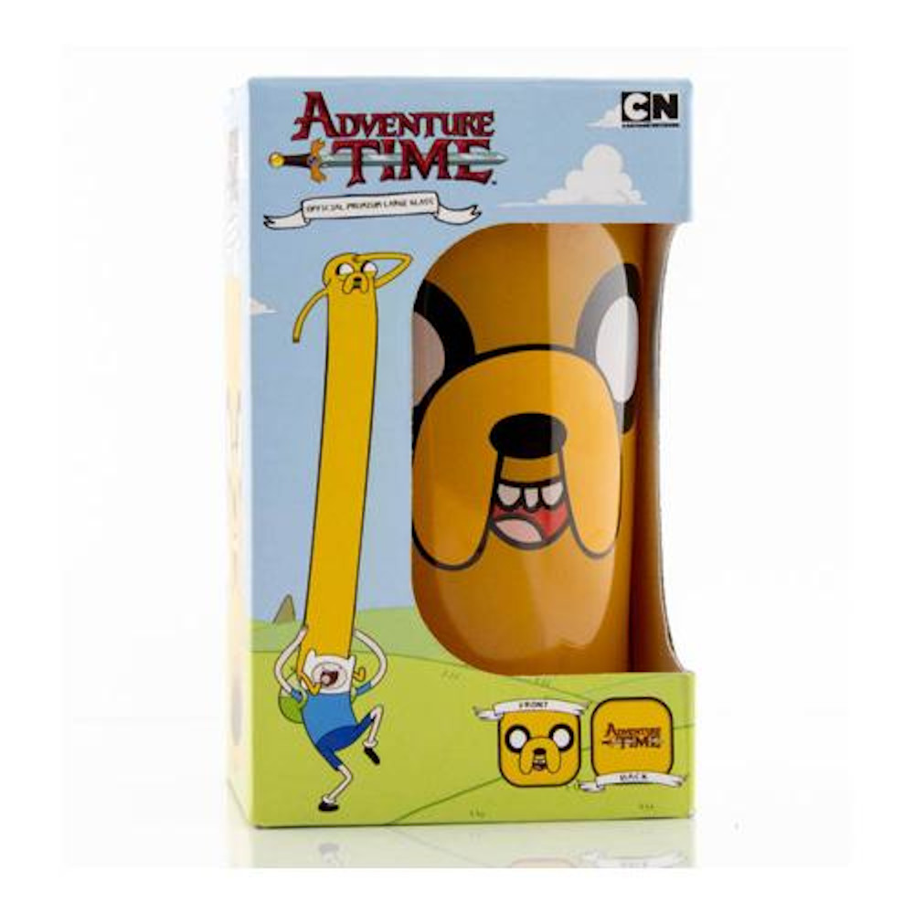 Adventure Time - Premium Glas (500ml) »Jake Face«