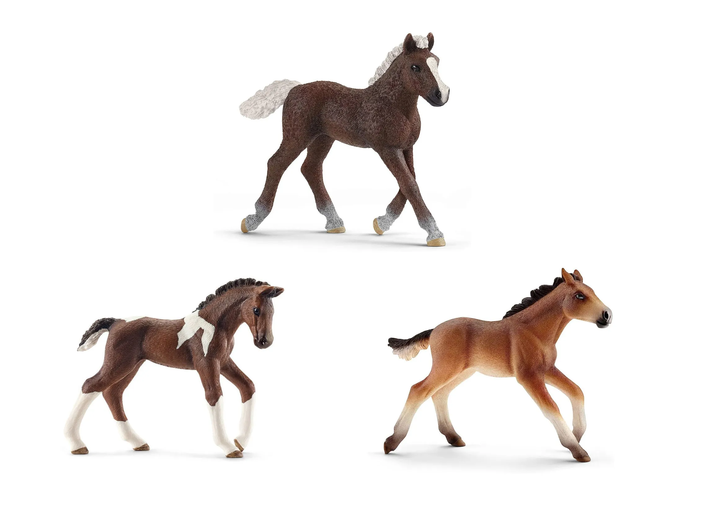Schleich - Tierfiguren - Pferde-Set mit 15 Pferden