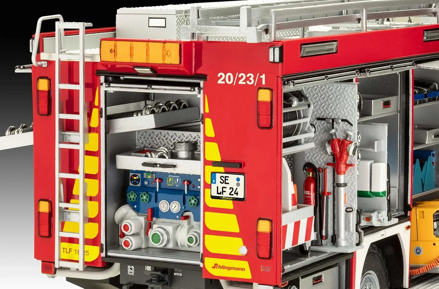 Revell 07586 - Bausatz, 1:24, Schlingmann TLF 16/25 Mercedes Benz