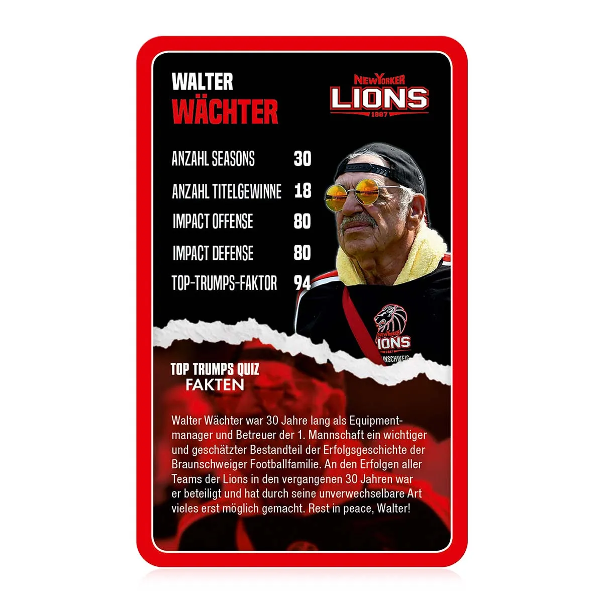 Top Trumps - New Yorker Lions Braunschweig