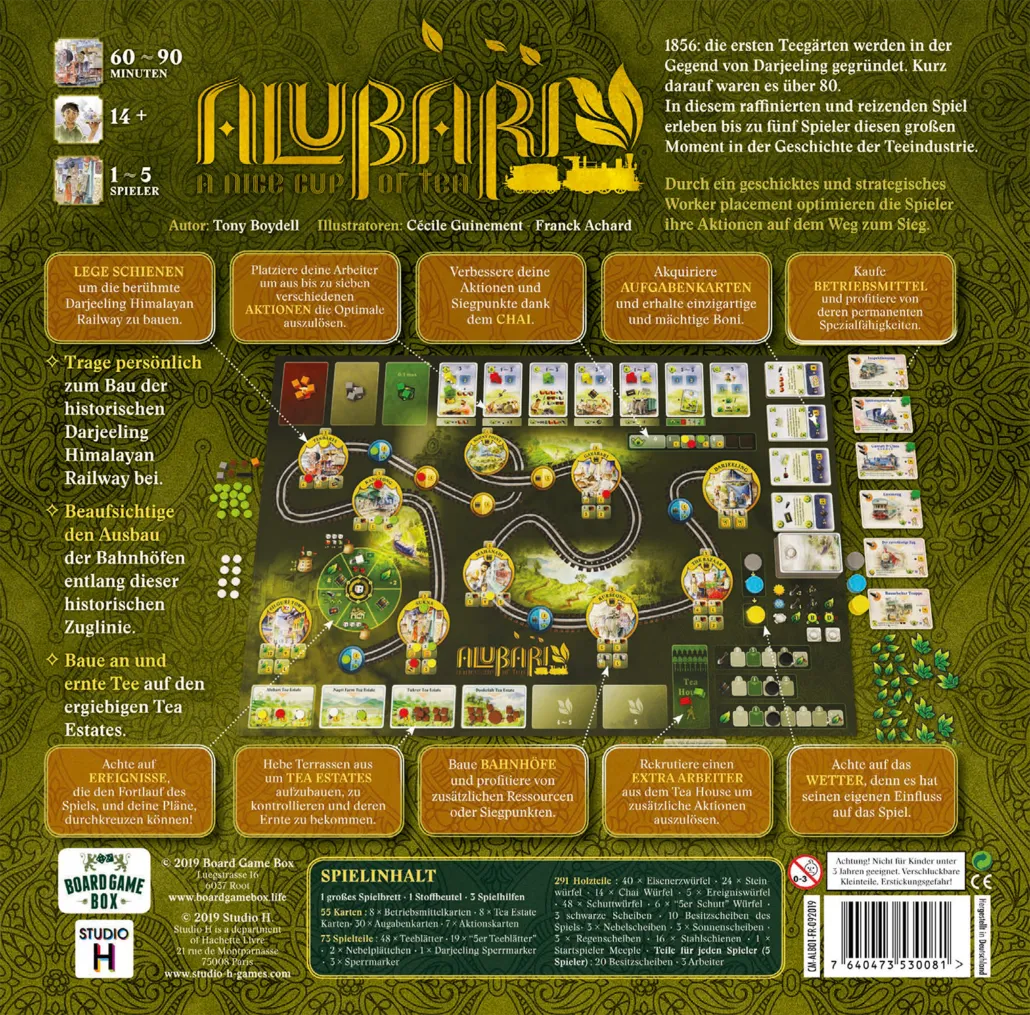 Board Game Box - Alubari
