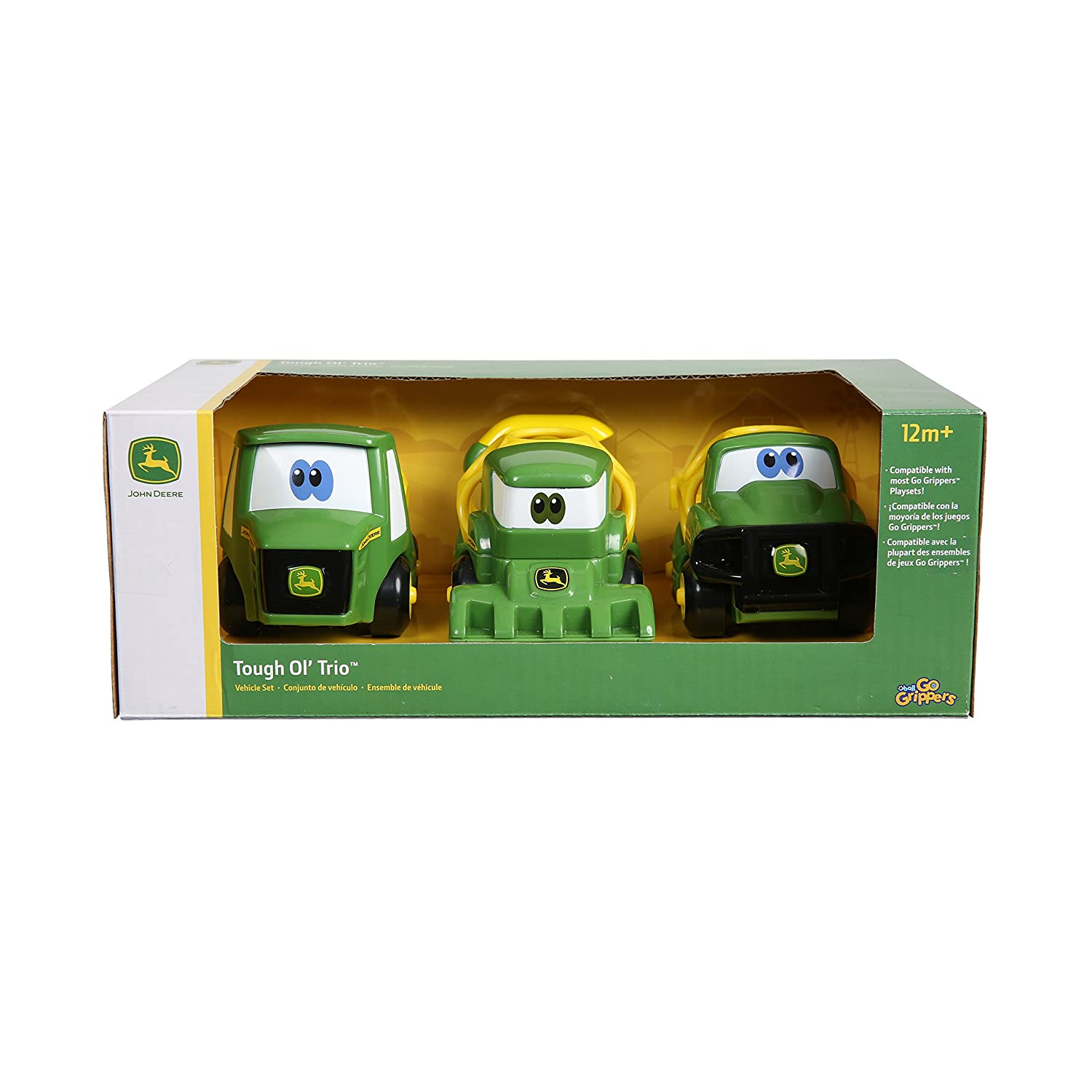 Kids II - Spielzeugautos - Oball John Deere Tough Ol' Trio (Traktor, Mähdrescher, Transporter) Kids II - Spielzeugautos - Oball John Deere Tough Ol' Trio (Traktor, Mähdrescher, Transporter)