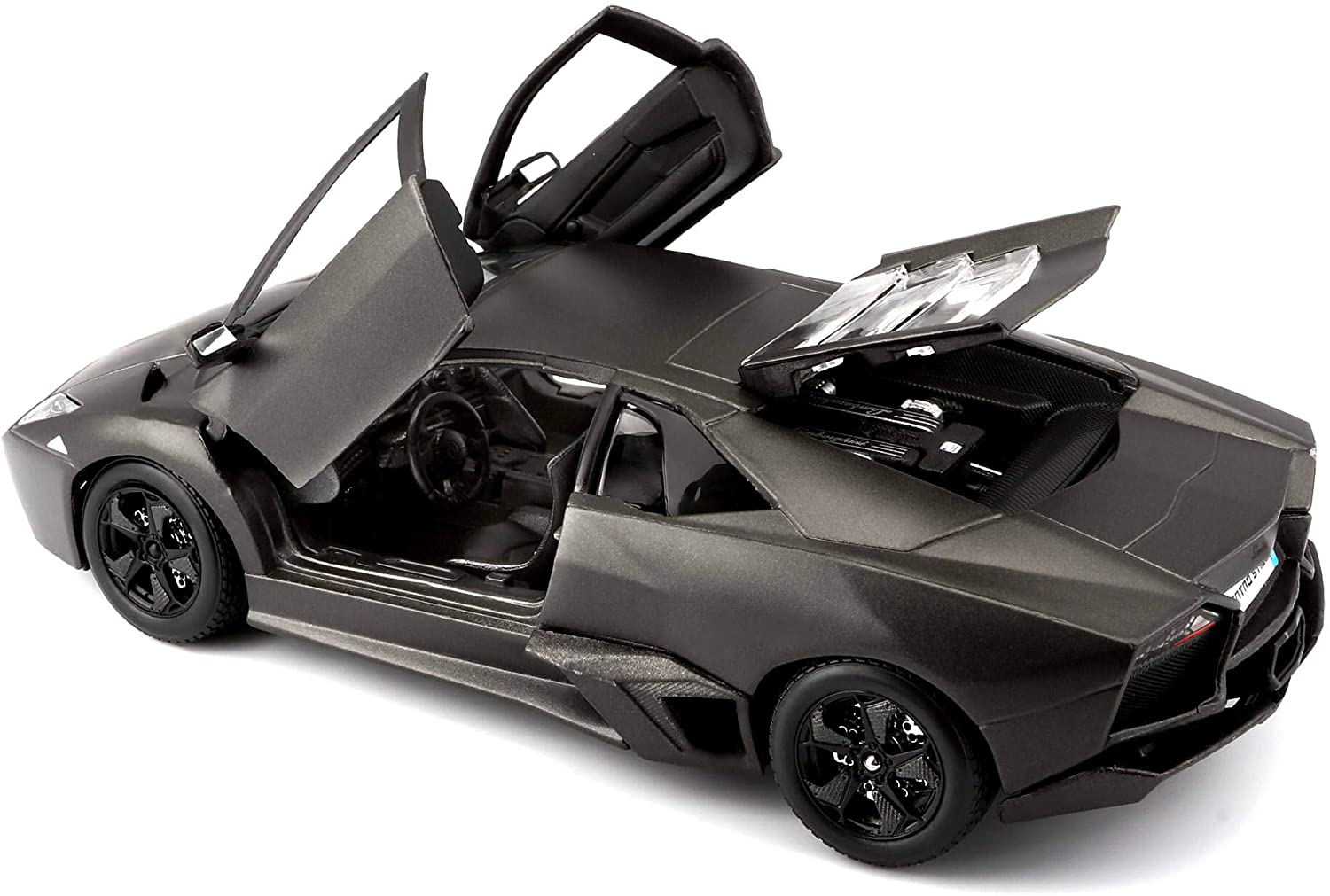 Bburago 18-21041 - Modellauto - Lamborghini Reventón (metallic-grau, Maßstab 1:24) 