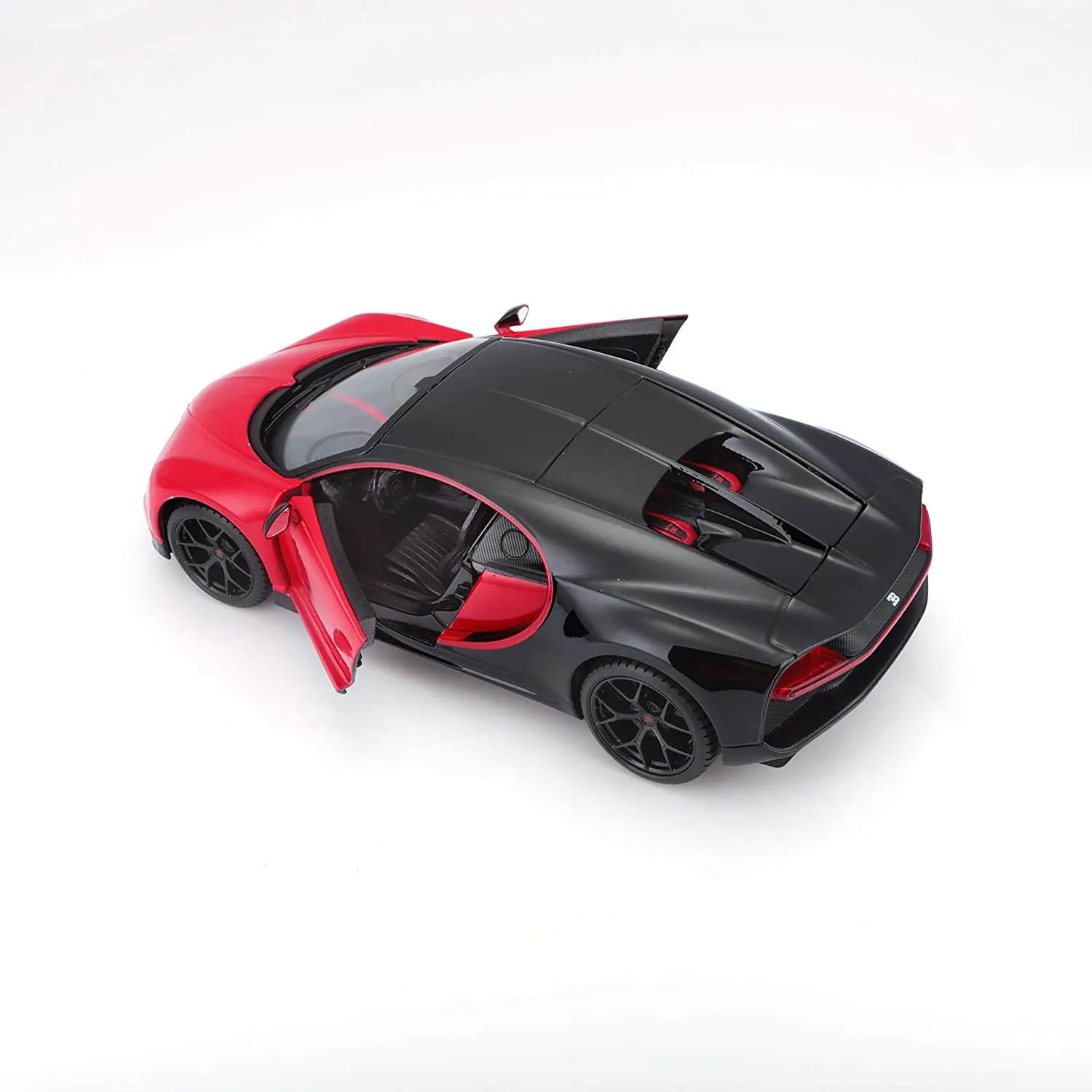 Maisto 31524 - Modellauto - Bugatti Chiron Sport (schwarz-rot, Maßstab 1:24)