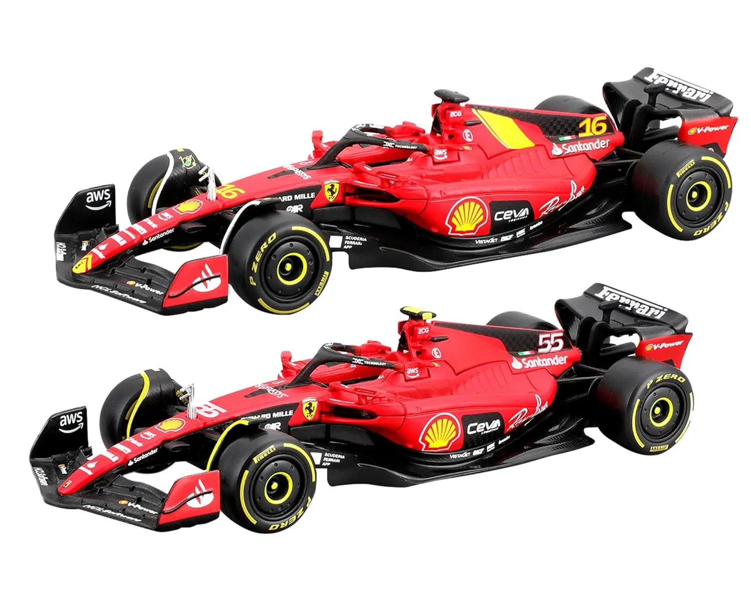 Bburago 18-36839-2 - Modellauto - Ferrari S-24 2er-Set (Maßstab 1:43)