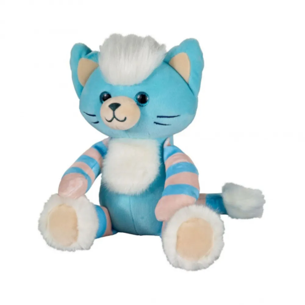 Bauer Spielwaren 14284 - Blickfänger Plüschtier - Glitzer Katze (20cm)