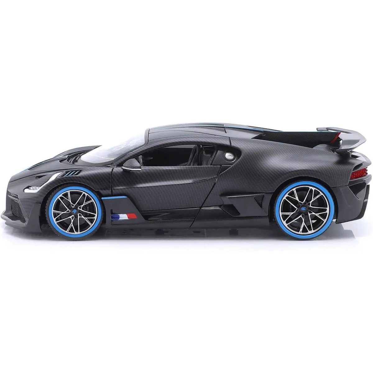 Bburago 18-11101 - Modellauto - Bugatti Divo Carbon (grau, Maßstab 1:18)