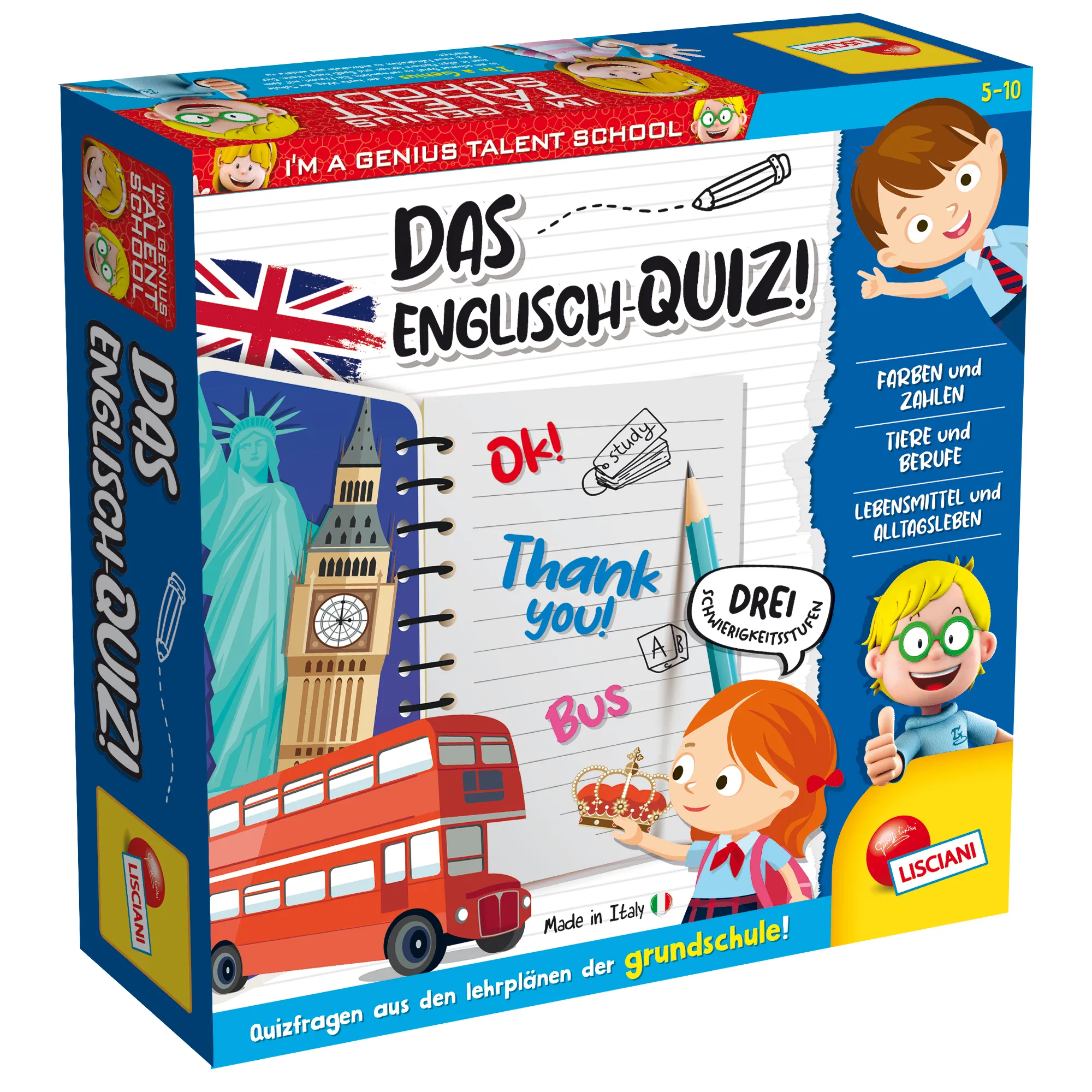 Lisciani DE48892 - Das Englisch Quiz