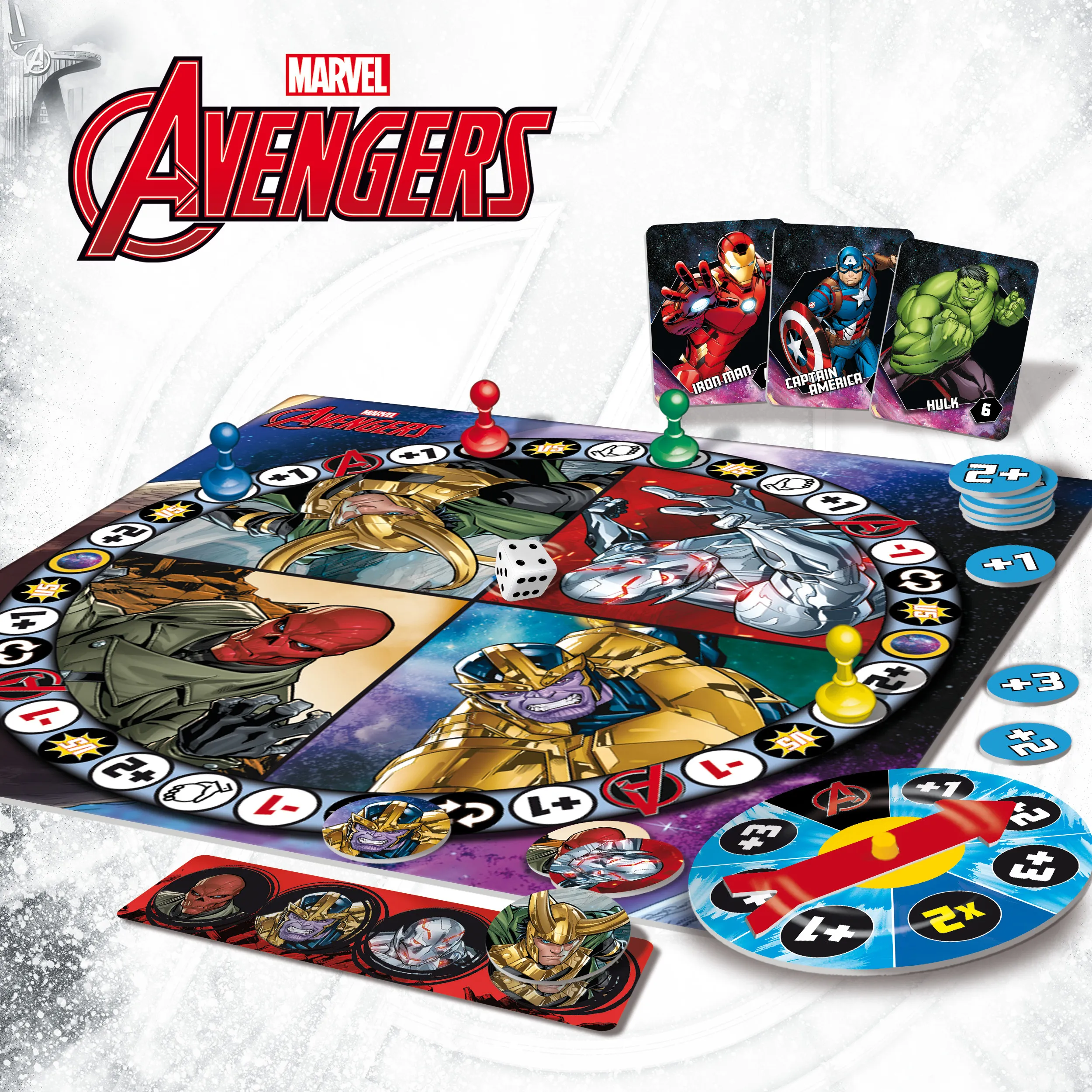 Lisciani 100910 - Brettspiel - Marvel Avengers Unite Game Thanos Revenge
