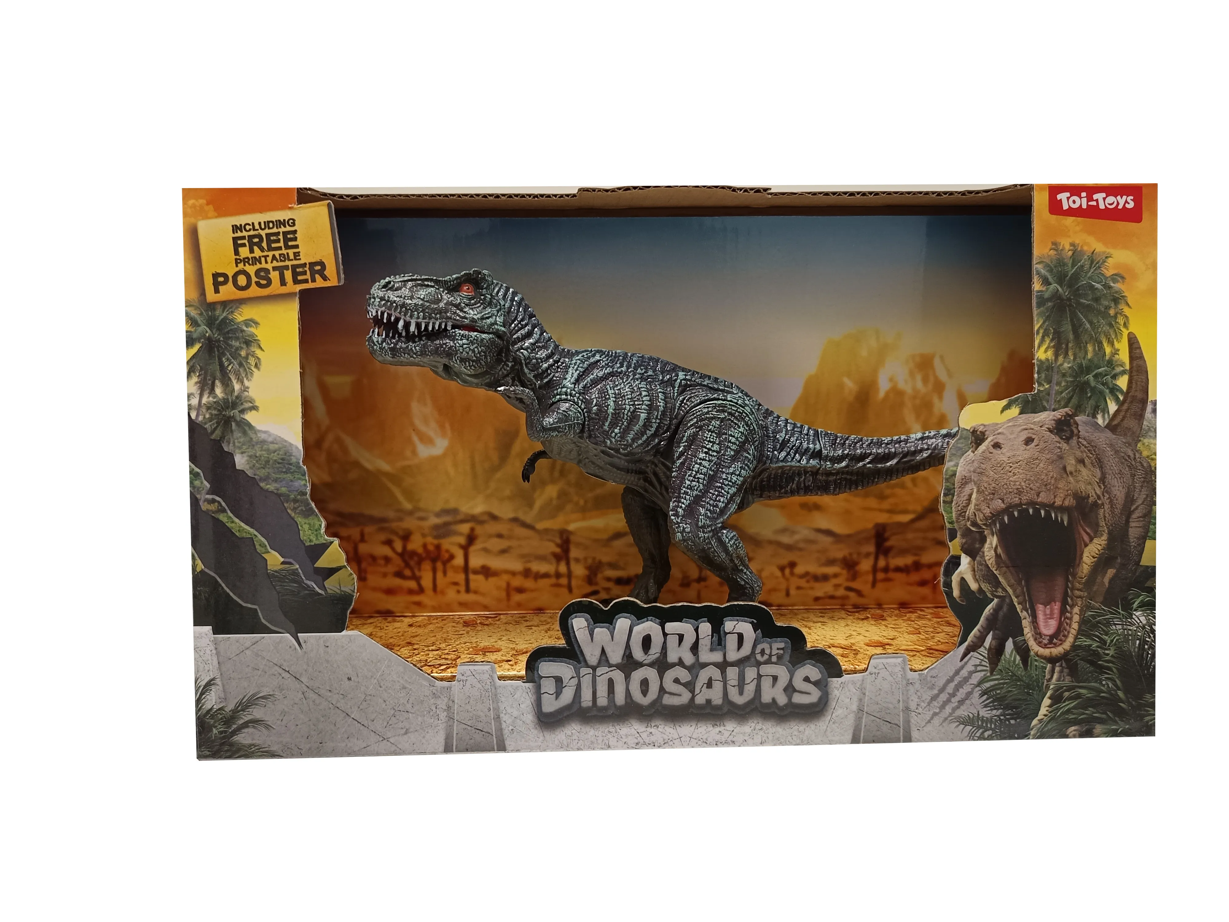 Toi-Toys 37024Z - WORLD OF DINOSAURS Dino mittel im  Karton