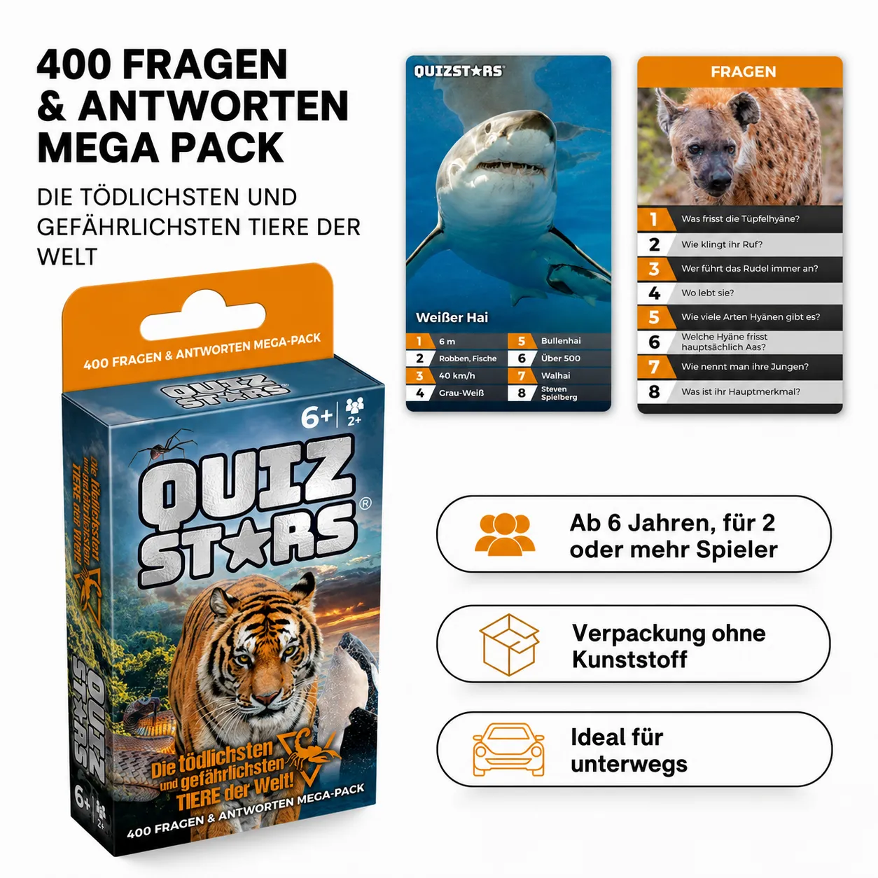 Quizstars - Die tödlichsten und gefährlichsten Tiere der Welt