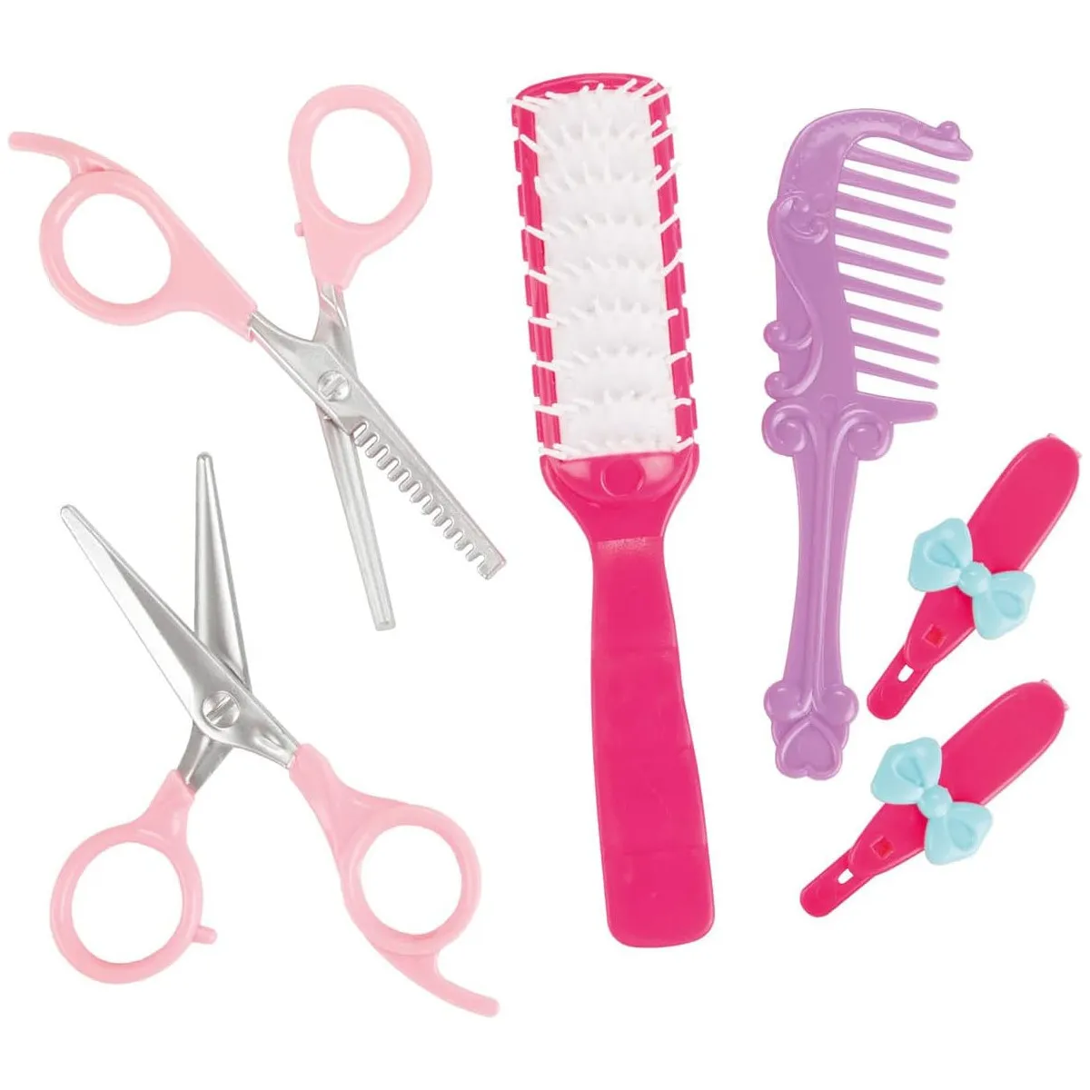 Toi-Toys 45972A - Glamour Shine Friseurset Friseur-Gürtel mit echtem Föhn