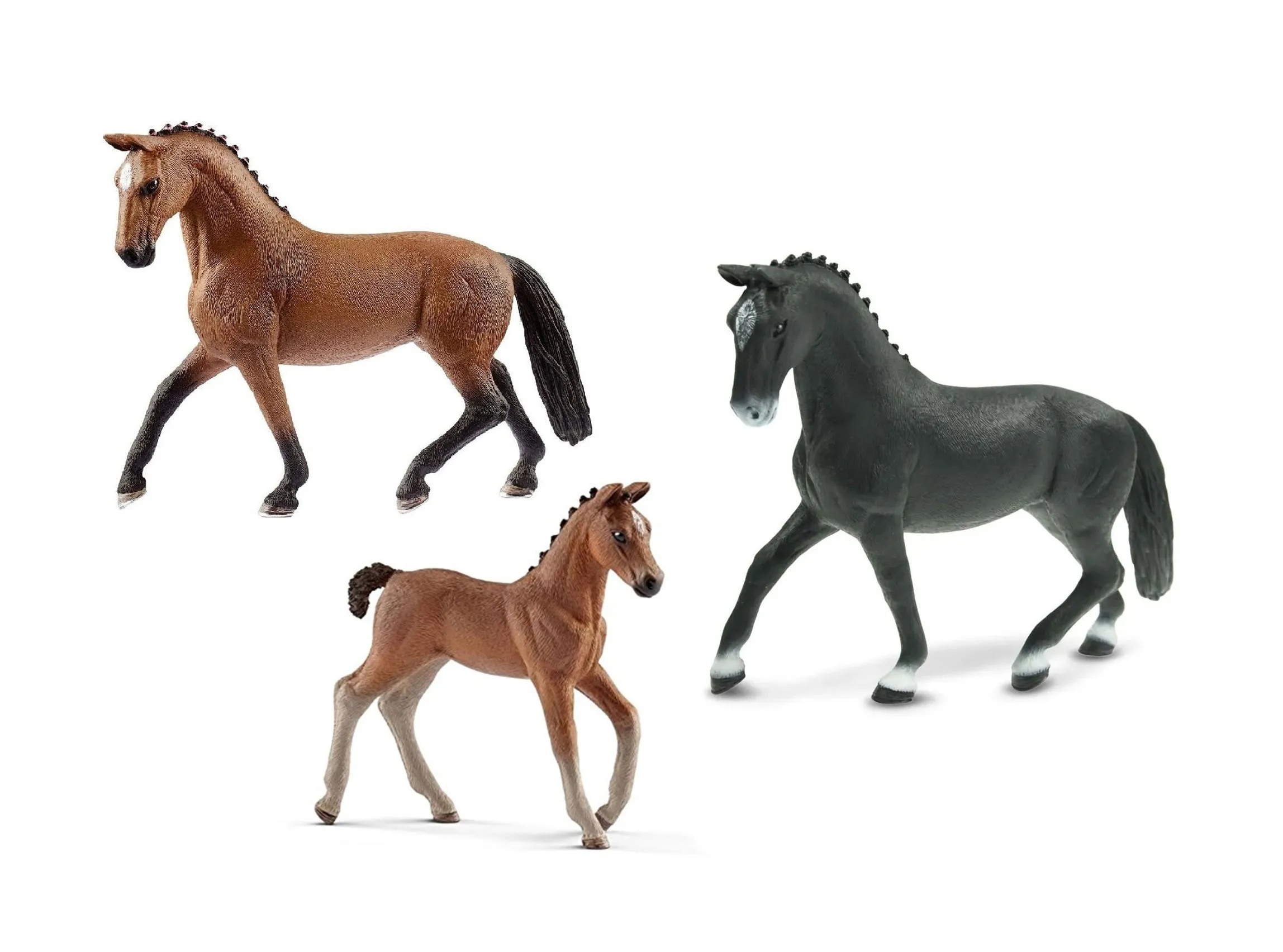 Schleich - Tierfiguren - Pferde-Set mit 15 Pferden