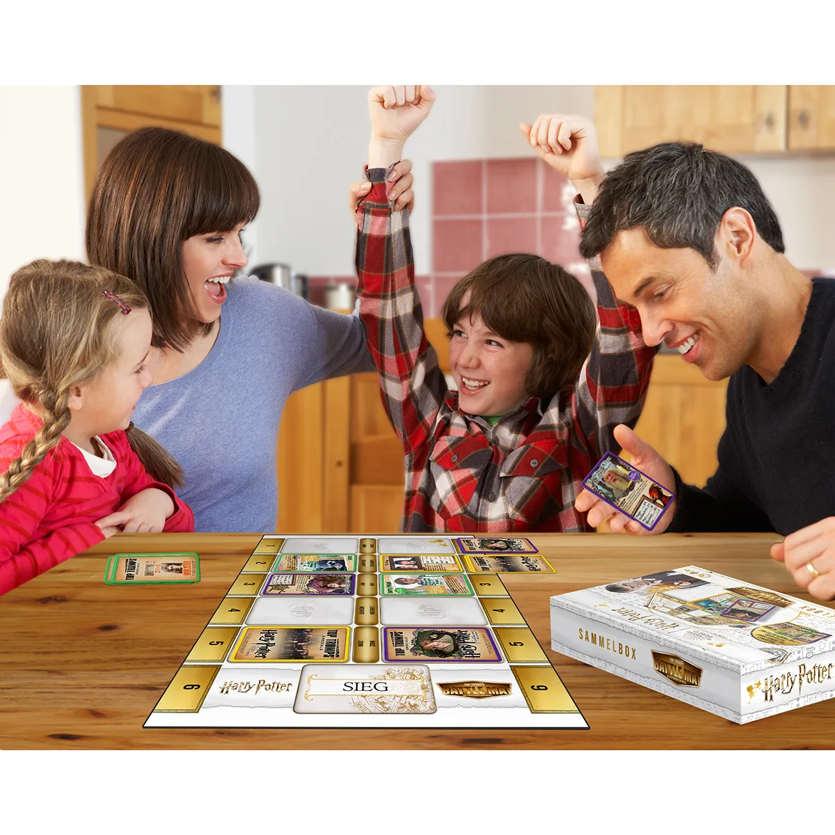 Battle Mat - Harry Potter inkl. drei Top Trumps