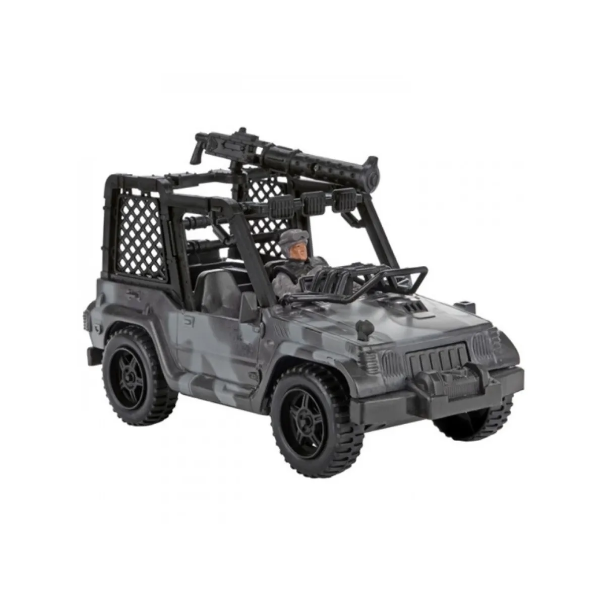 Toi-Toys 15201D - ALFAFOX Jeep + Militär Figur