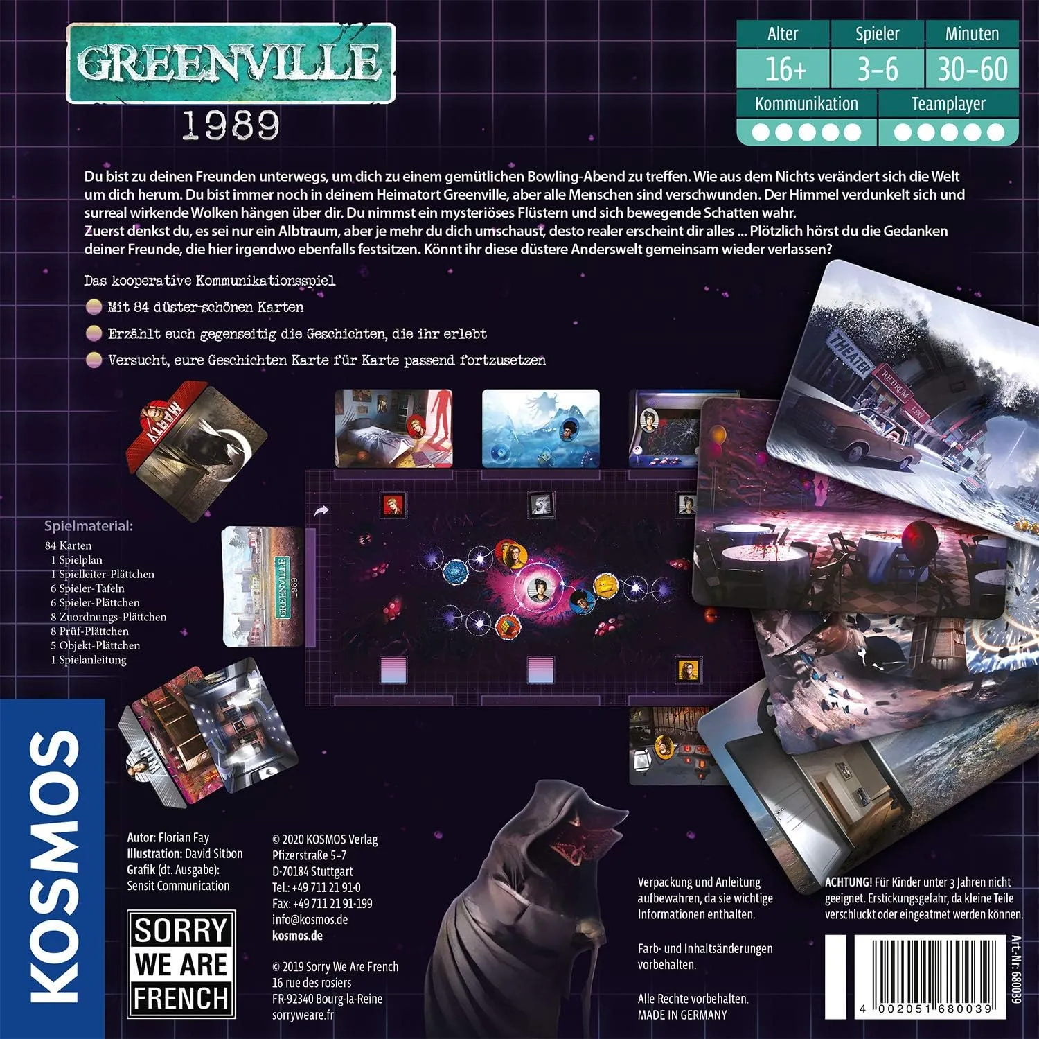Kosmos 680039 - Gesellschaftsspiel - Greenville 1989