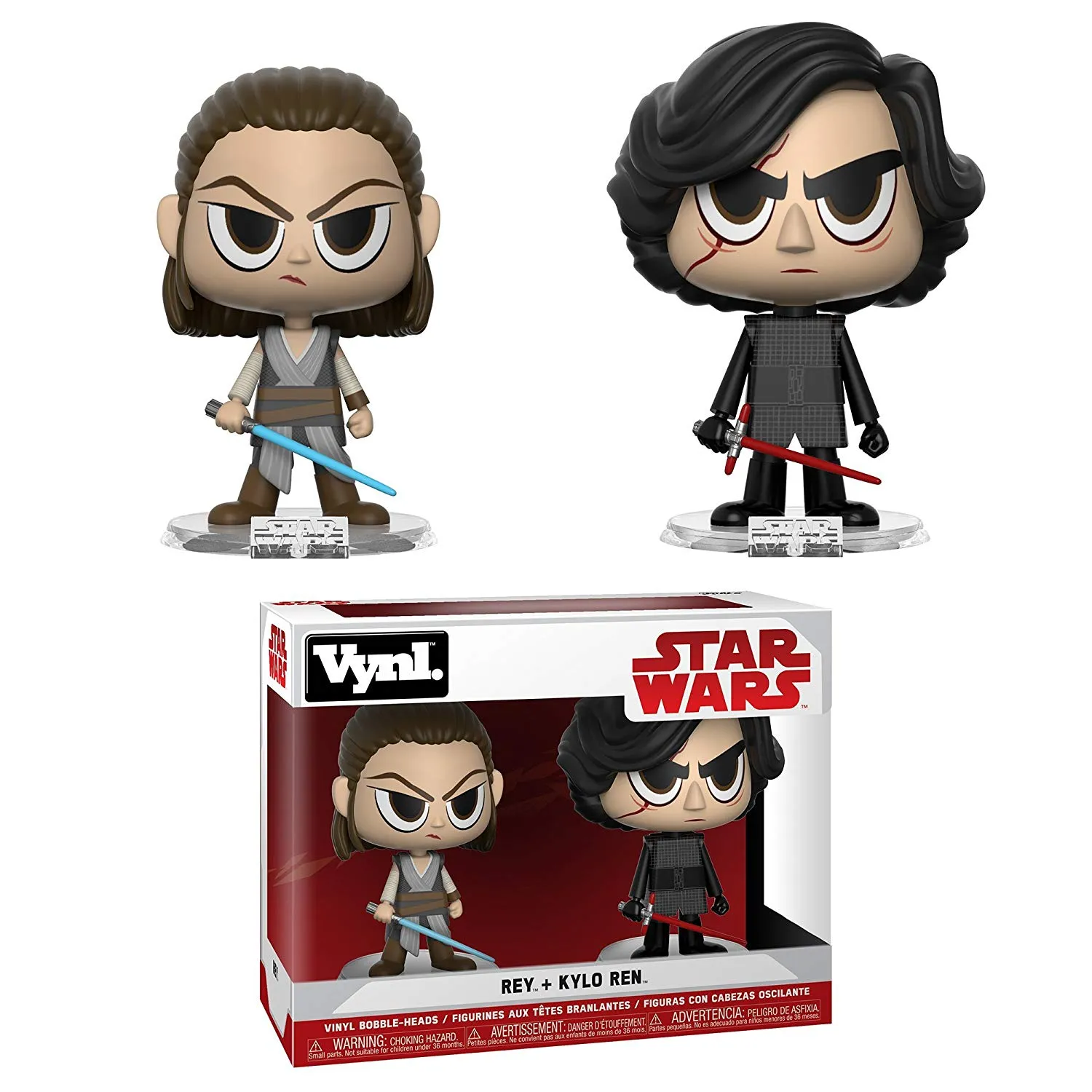 Funko Star Wars Bobble-Head : Rey & Kylo