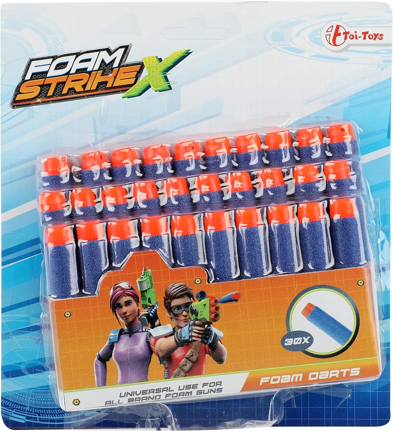 Toi-Toys - FOAM STRIKEX 30 Schaumstoffpfeile