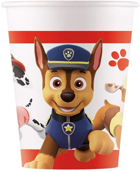 Procos - Paw Patrol - Pappbecher (200ml, 8 Stück)