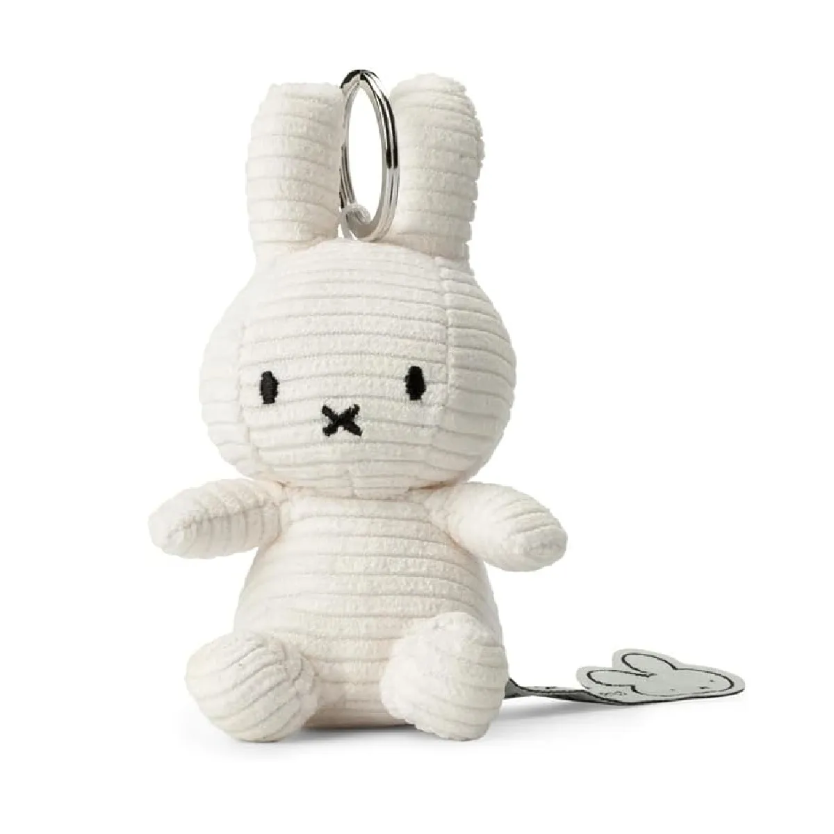 Miffy Cord-Schlüsselanhänger (weiß, 10cm)