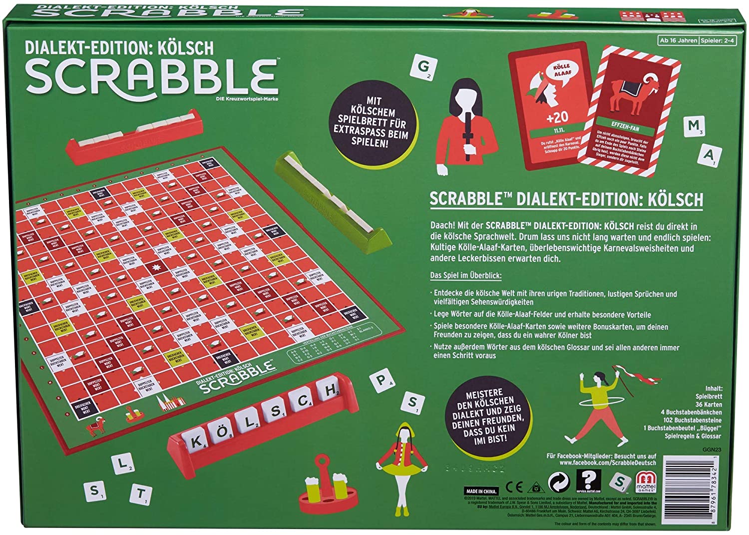 Monopoly Köln (Neuauflage) + Scrabble Dialekt-Edition: Kölsch