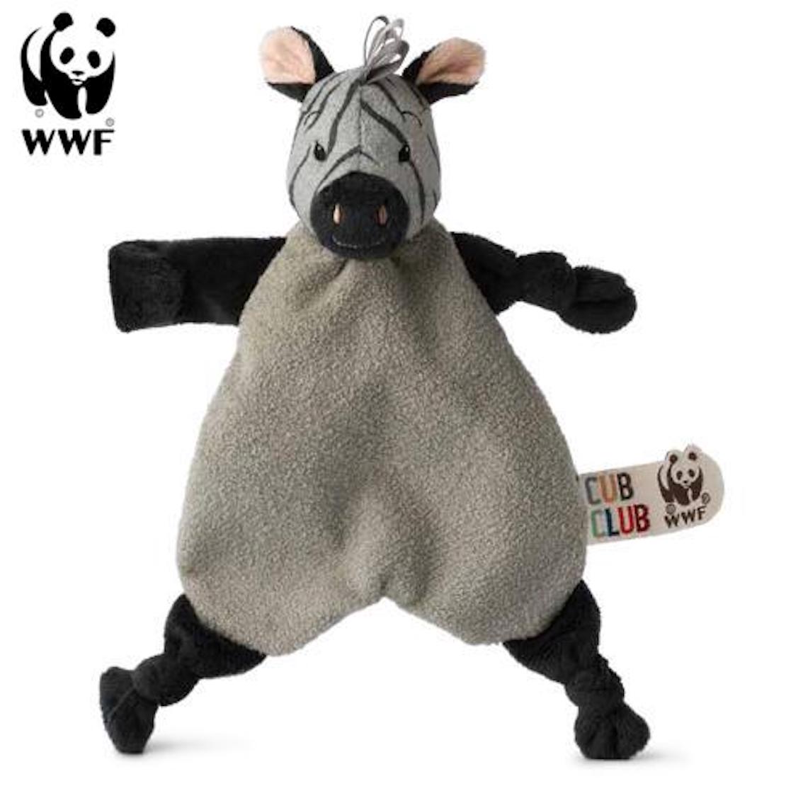 Cub Club - Ziko das Zebra Schmusetuch (grau, 30cm)