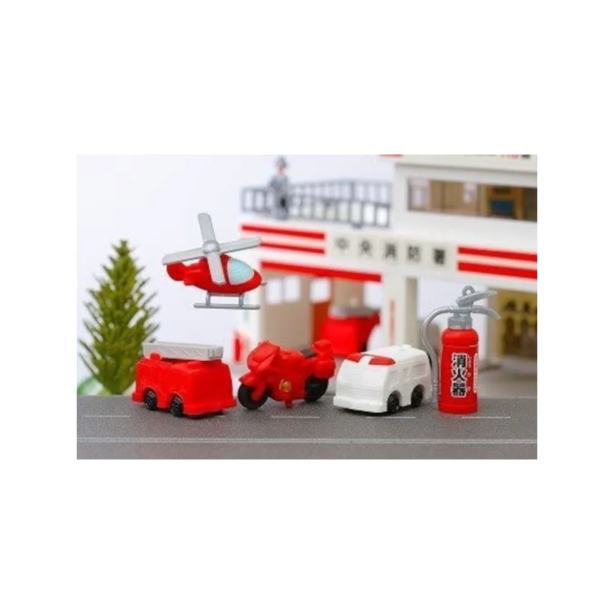 Feuerwehr Radiergummis 5er Set