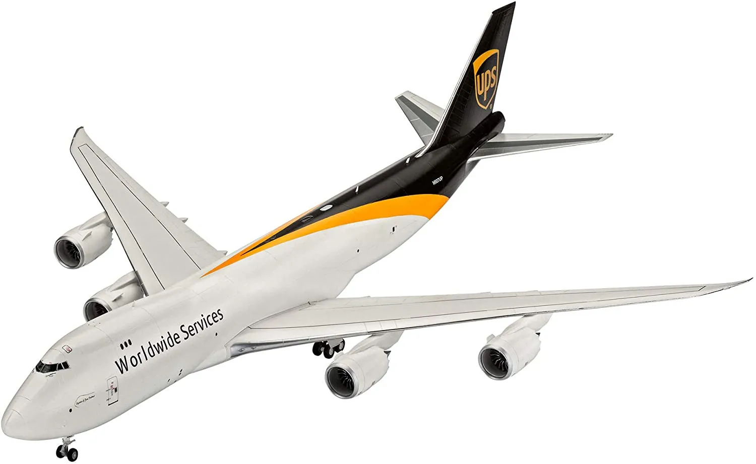 Revell 03912 - Modellbausatz - Boeing 747-8F, UPS Paketdienst