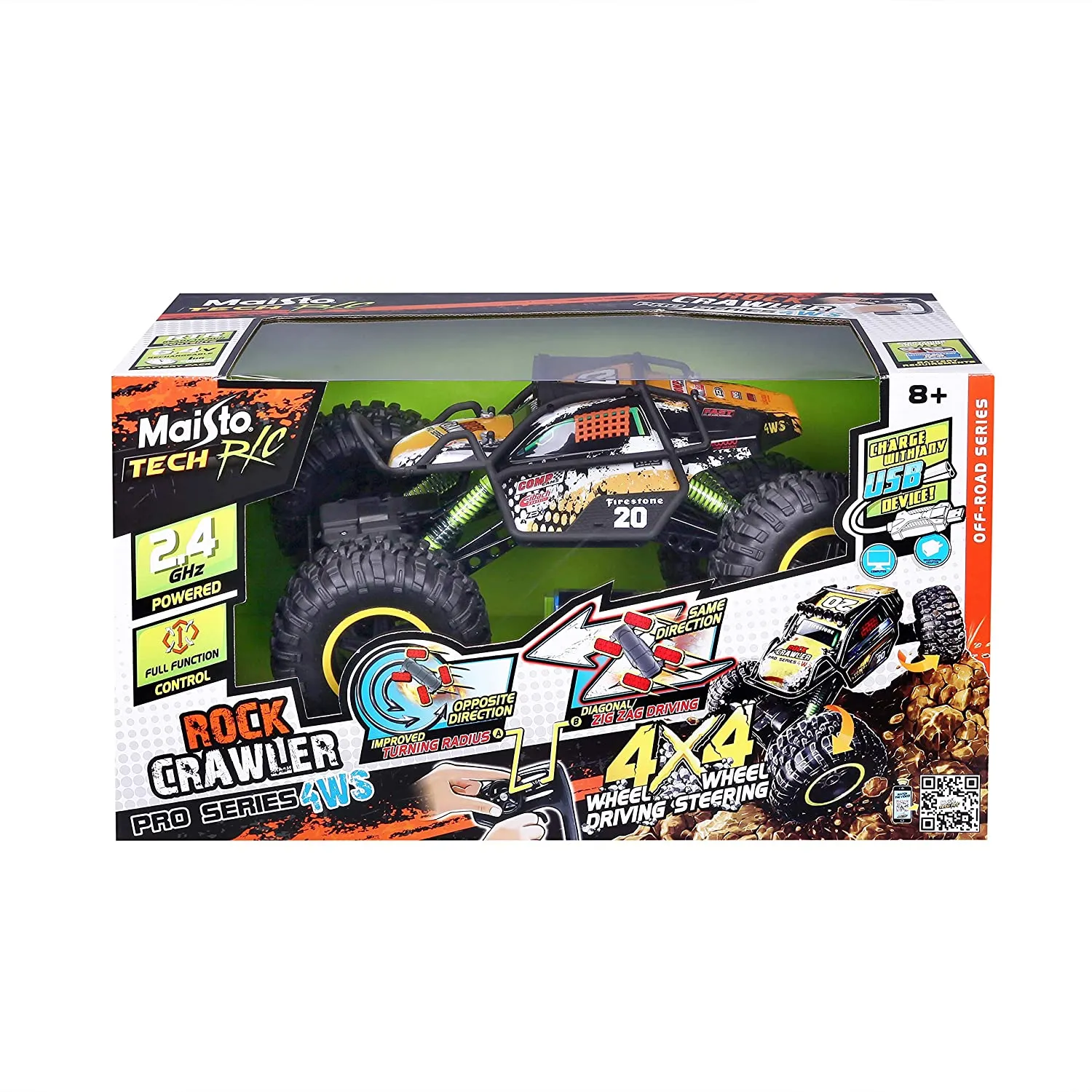 Maisto Tech 81334 - Ferngesteuertes Auto - Rock Crawler Pro (37cm)