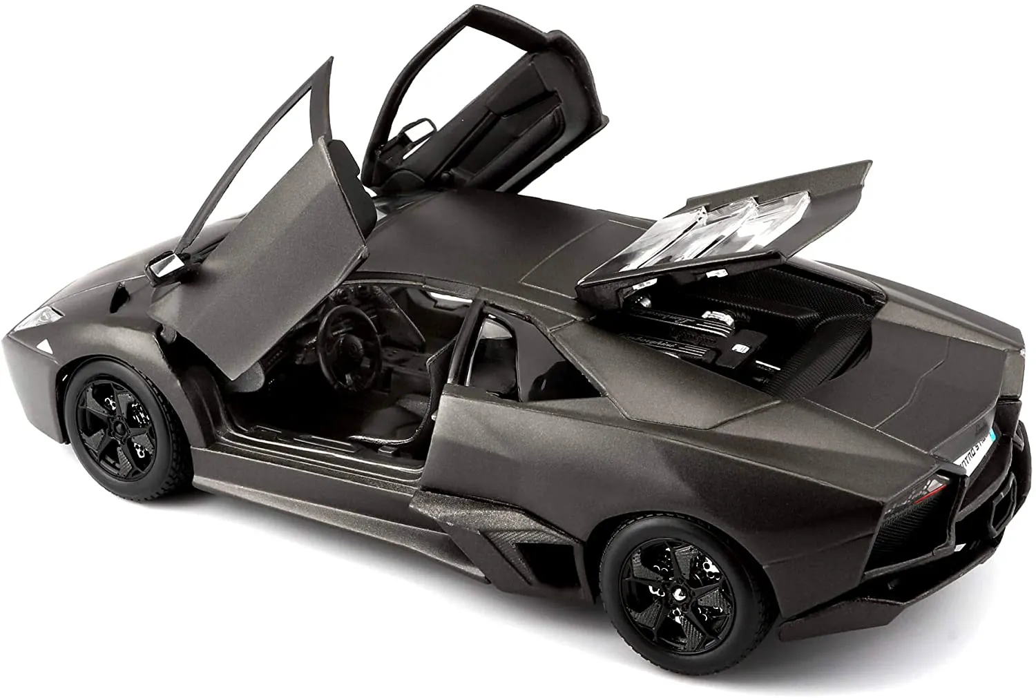 Bburago 18-21041 - Modellauto - Lamborghini Reventón (metallic-grau, Maßstab 1:24)
