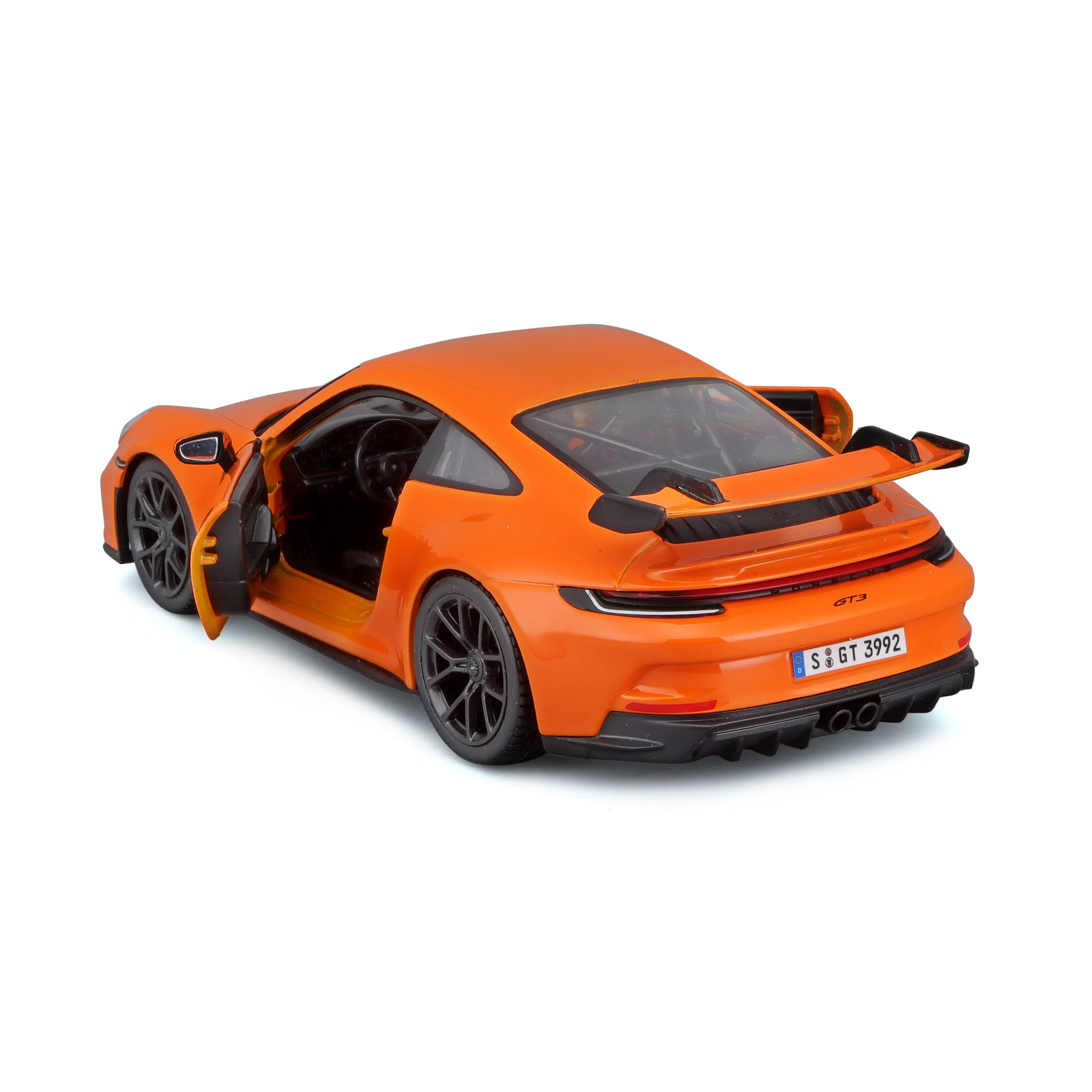 Bburago 18-21104 - Modellauto - Porsche 911 GT3 '21 (orange, Maßstab 1:24)