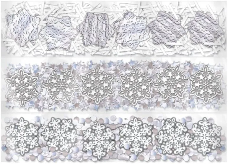 Amscan 360519 - Konfetti - Schneeflocken (Folie und Papier, 34g)