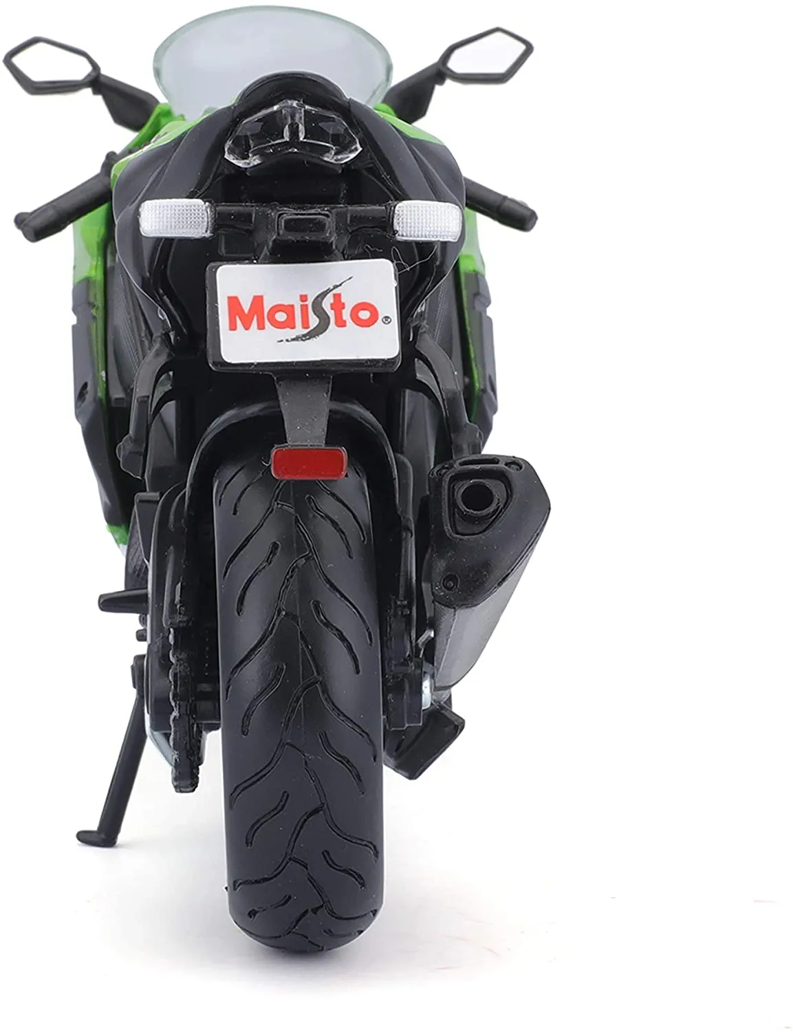 Maisto 531187 - Modellmotorrad - Kawasaki Ninja ZX-10R (schwarz-grün, Maßstab 1:12)