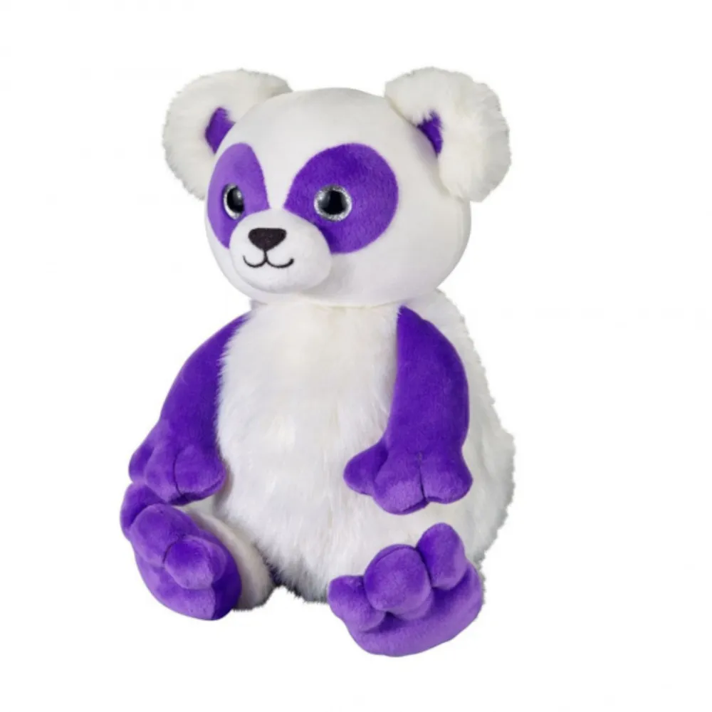 Bauer Spielwaren 14282 - Blickfänger Plüschtier - Glitzer Panda (20cm)