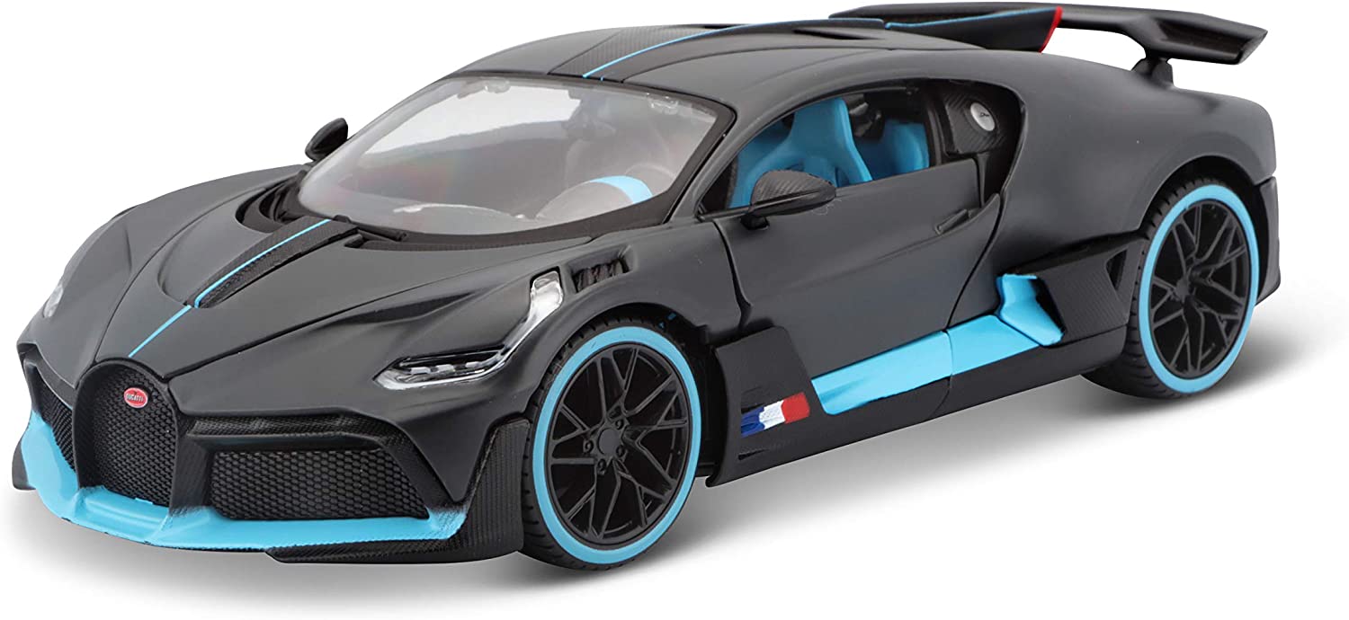 Maisto 31526 - Modellauto - Bugatti Divo (dunkelgrau, Maßstab 1:24)